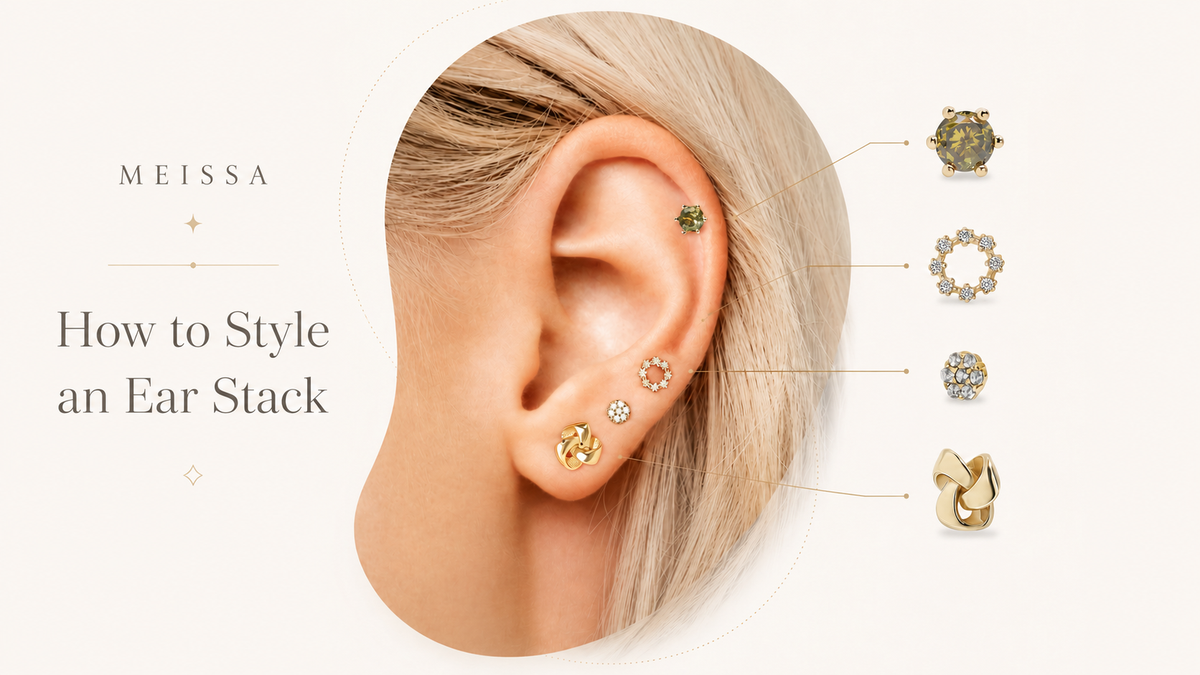 How to Build an Ear Stack With Screw Back Earrings