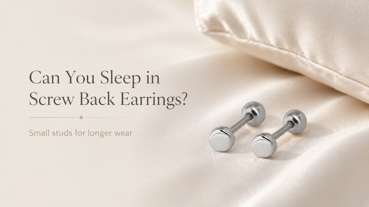 Can You Sleep in Screw Back Earrings?