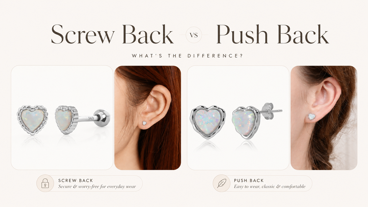 Screw Back vs Push Back Earrings: Which Is Better?