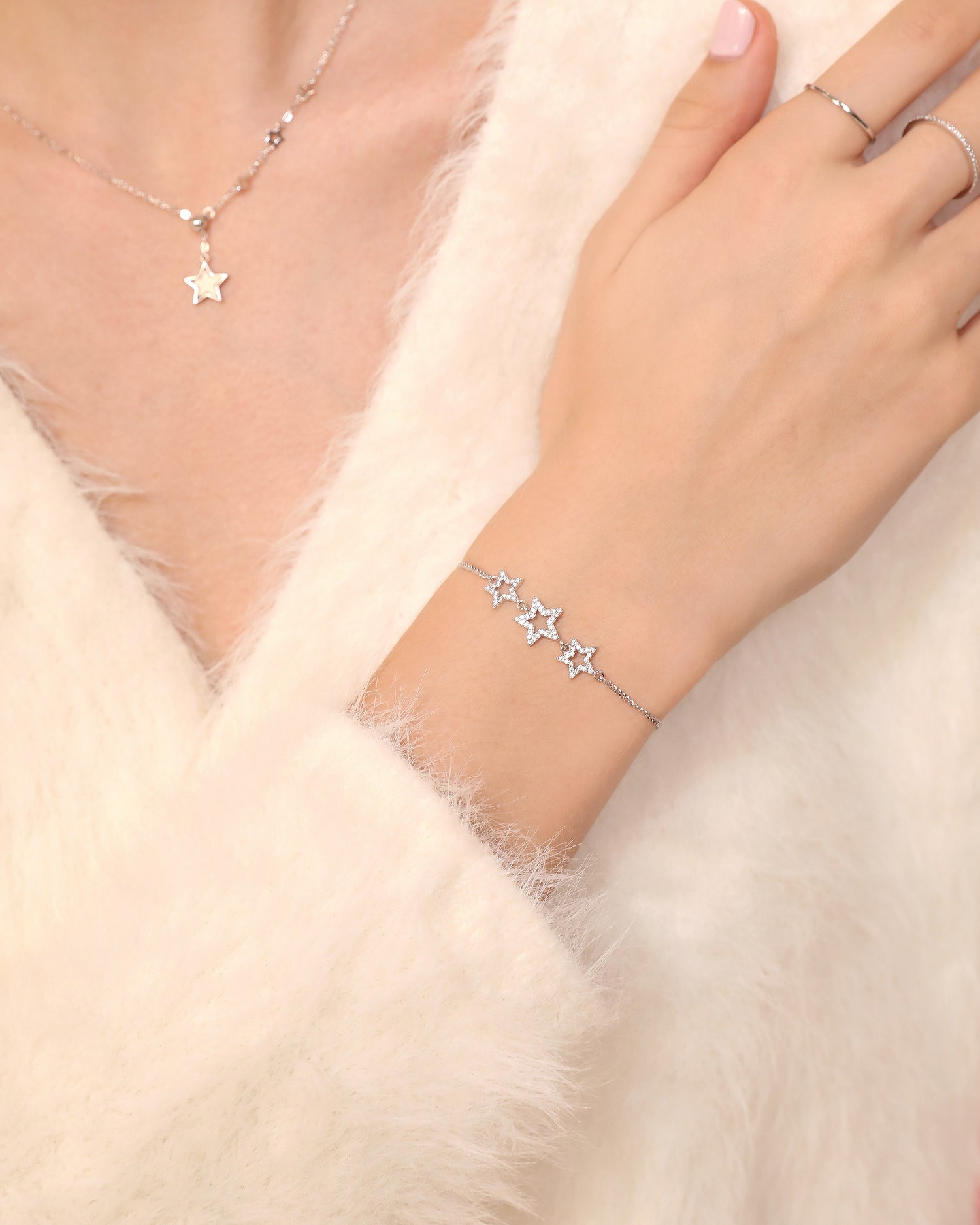 Celestial Trio Star Bracelet