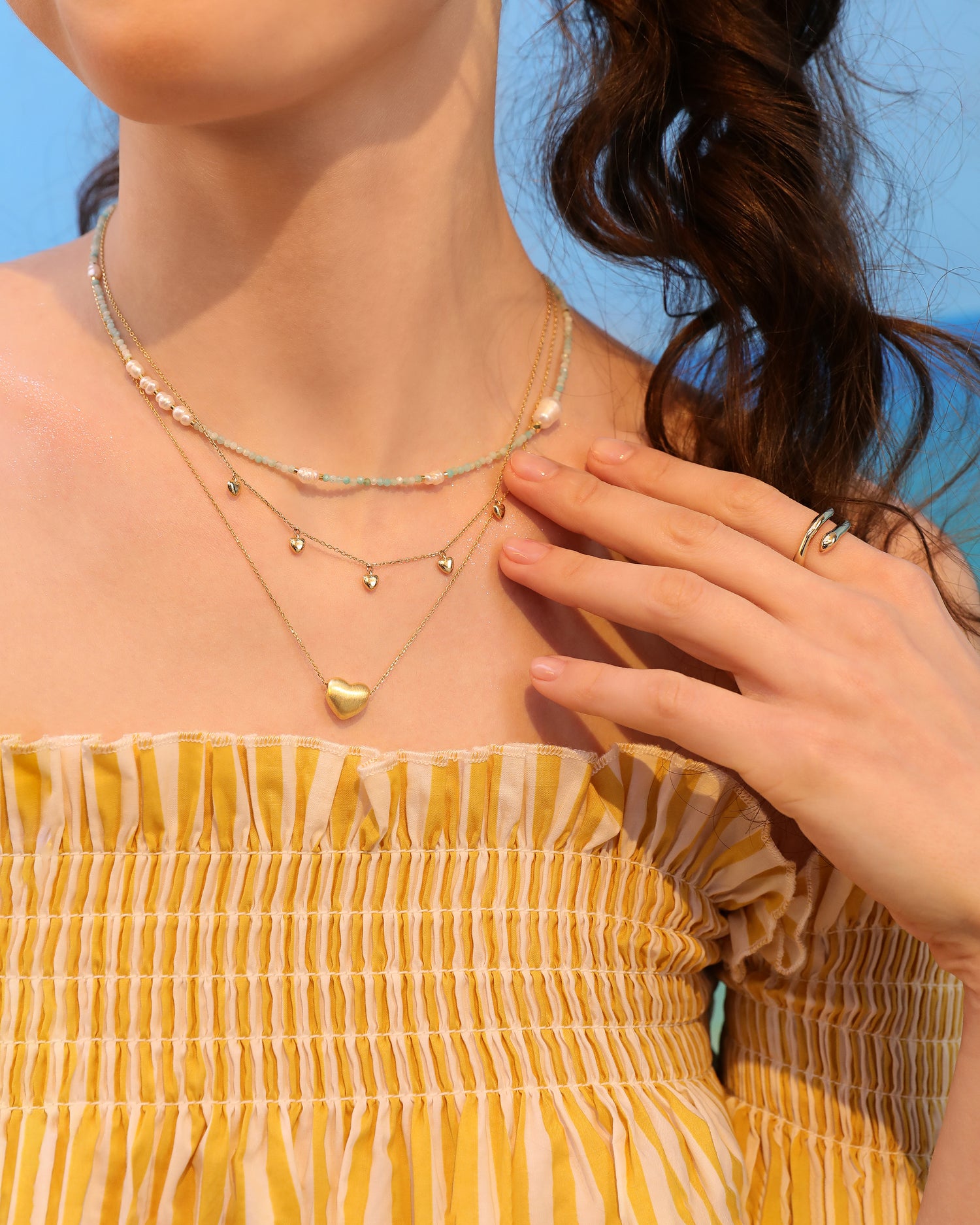 Turquoise Pearls Necklace