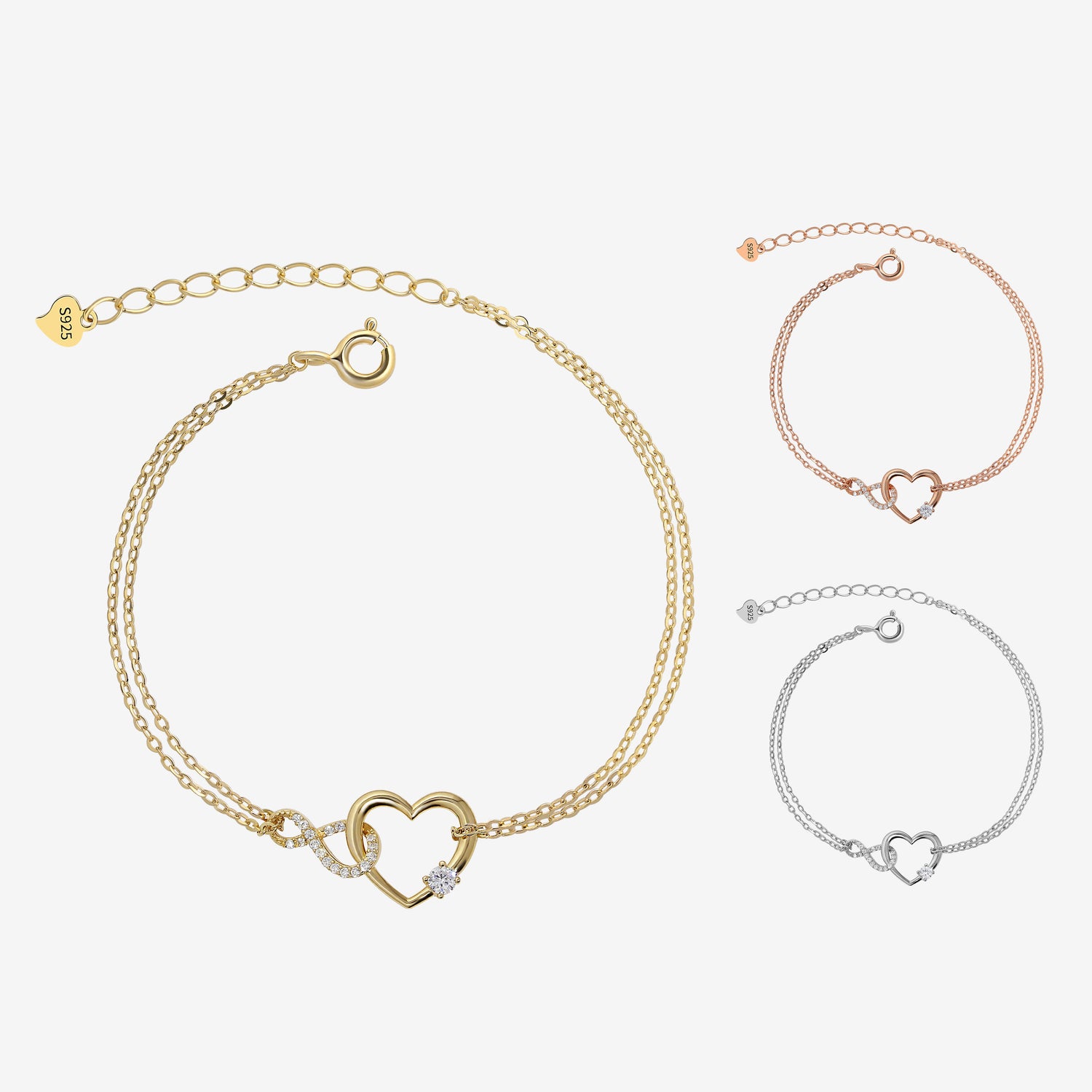 Infinity Heart Bracelet