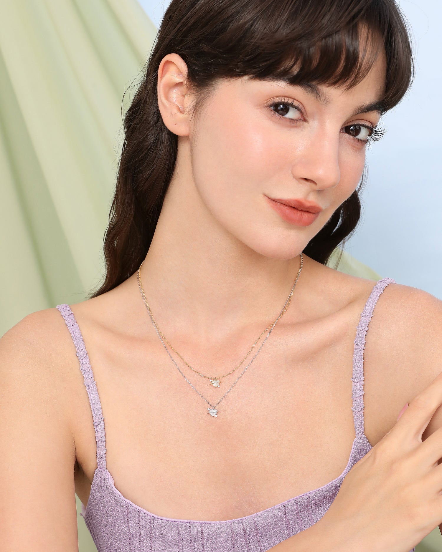 Heart Orbit Necklace