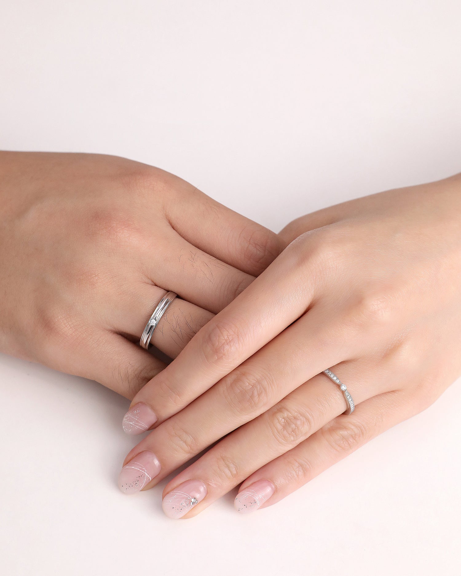 Joined Journey Couples' Rings