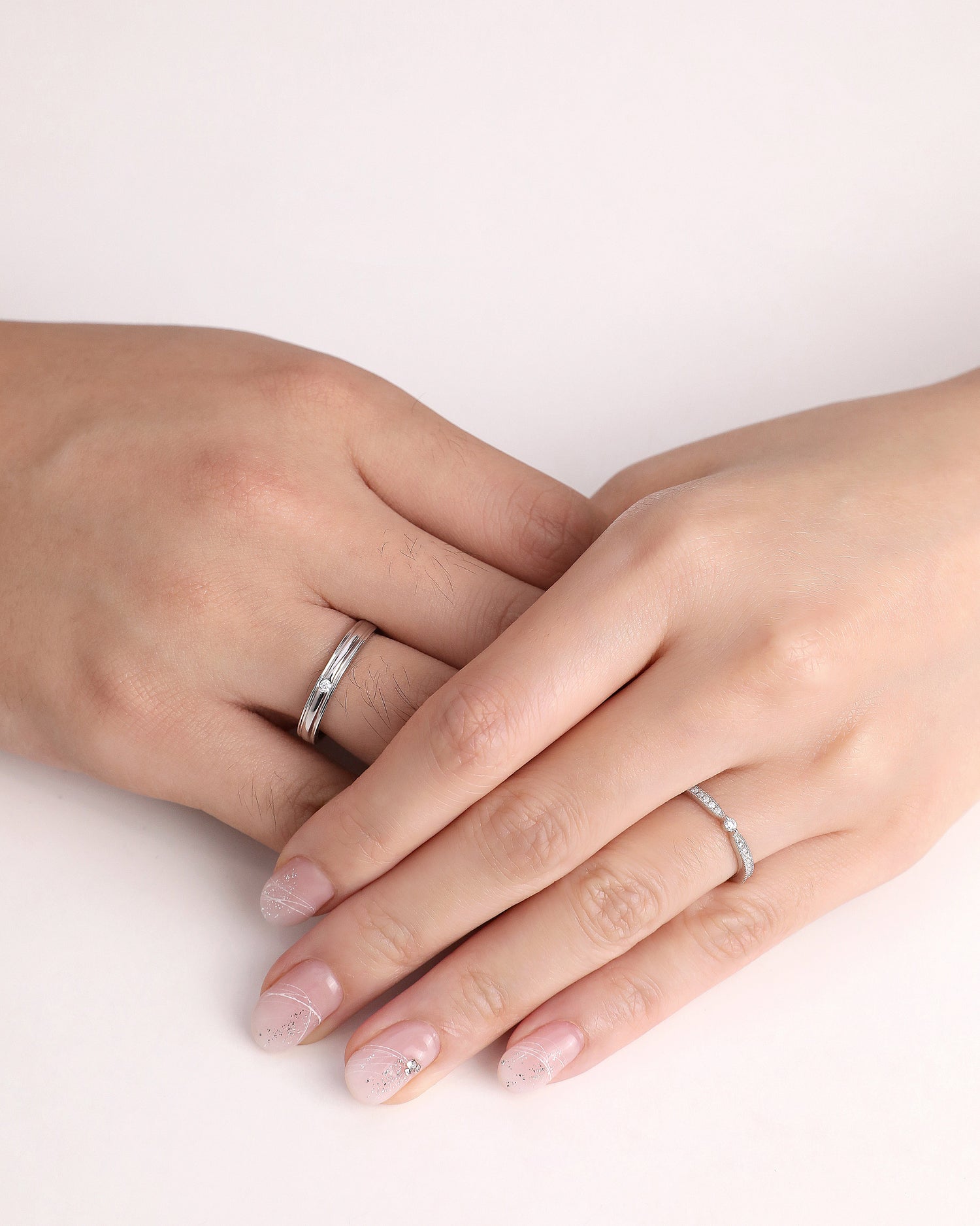 Joined Journey Couples' Rings
