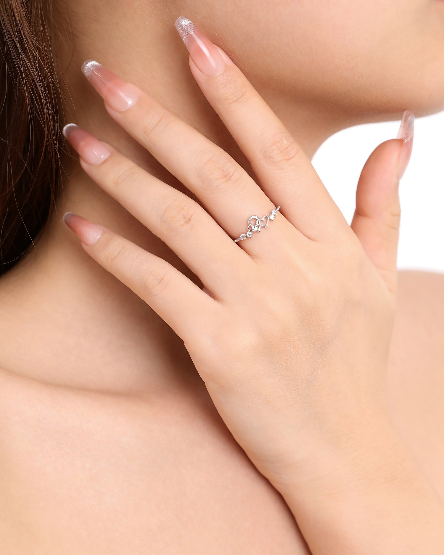 Linked Hearts Ring