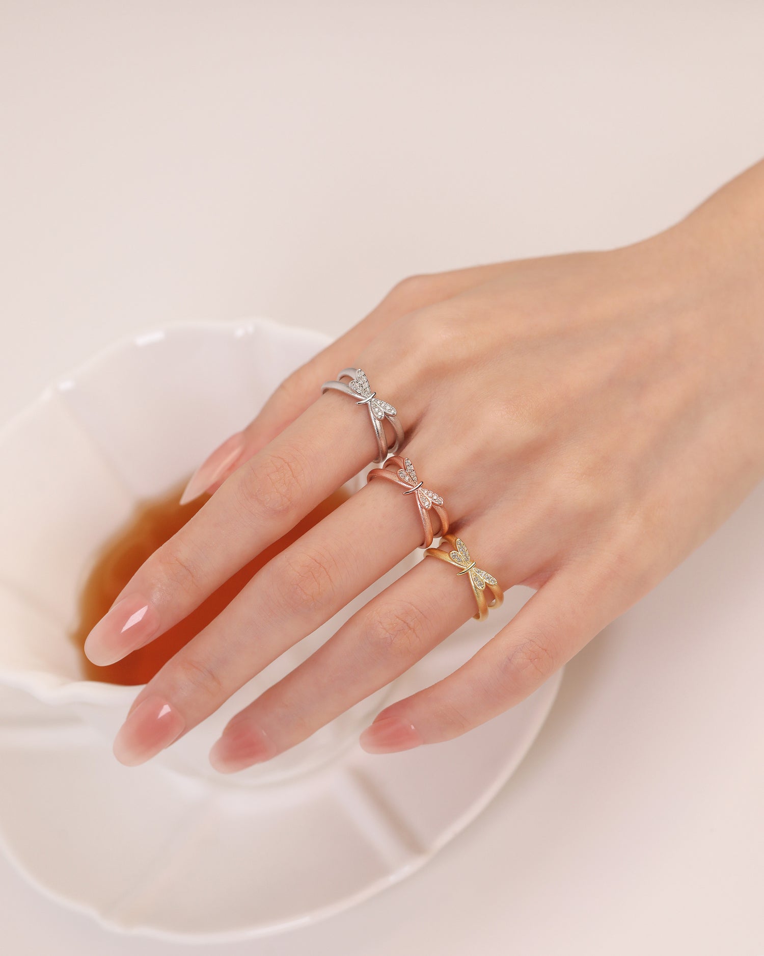 Dragonfly Embrace Ring