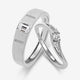 Radiant Duo Couples’ Rings
