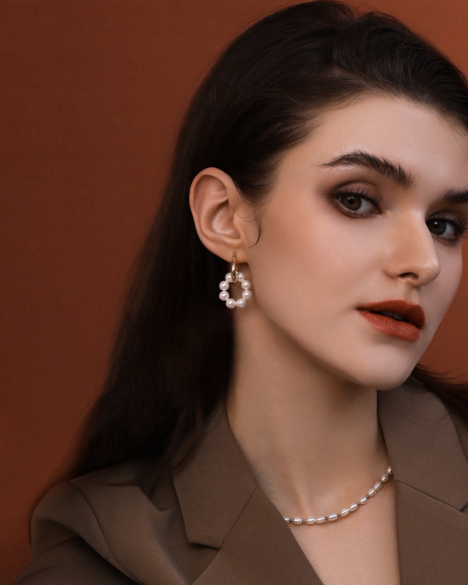 2-in-1 Pearl Hoops