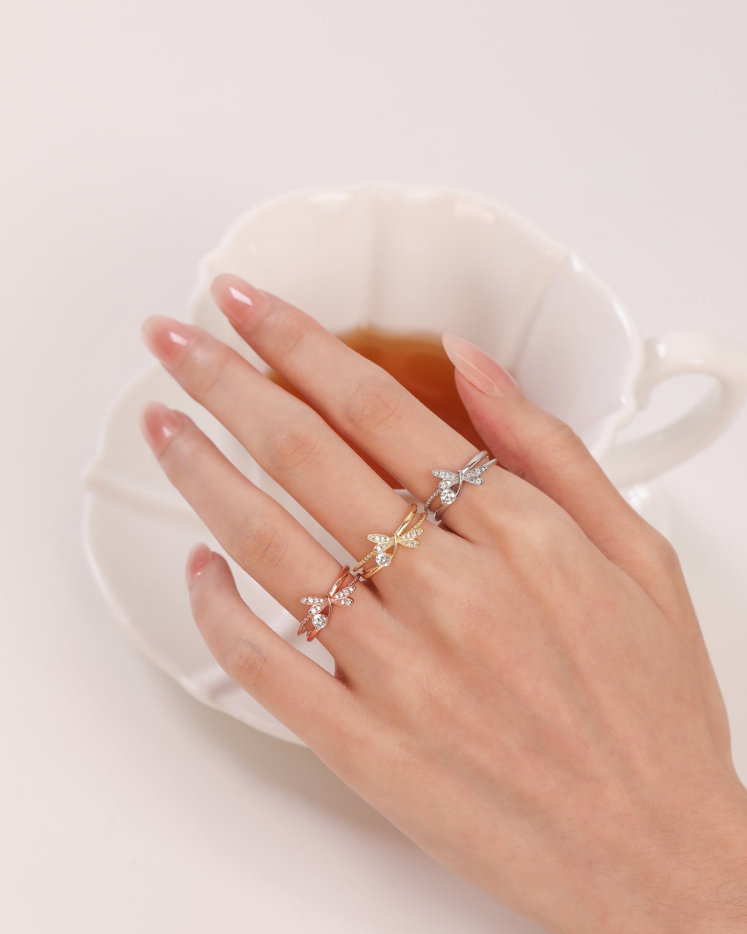 Dragonfly Orbit Ring