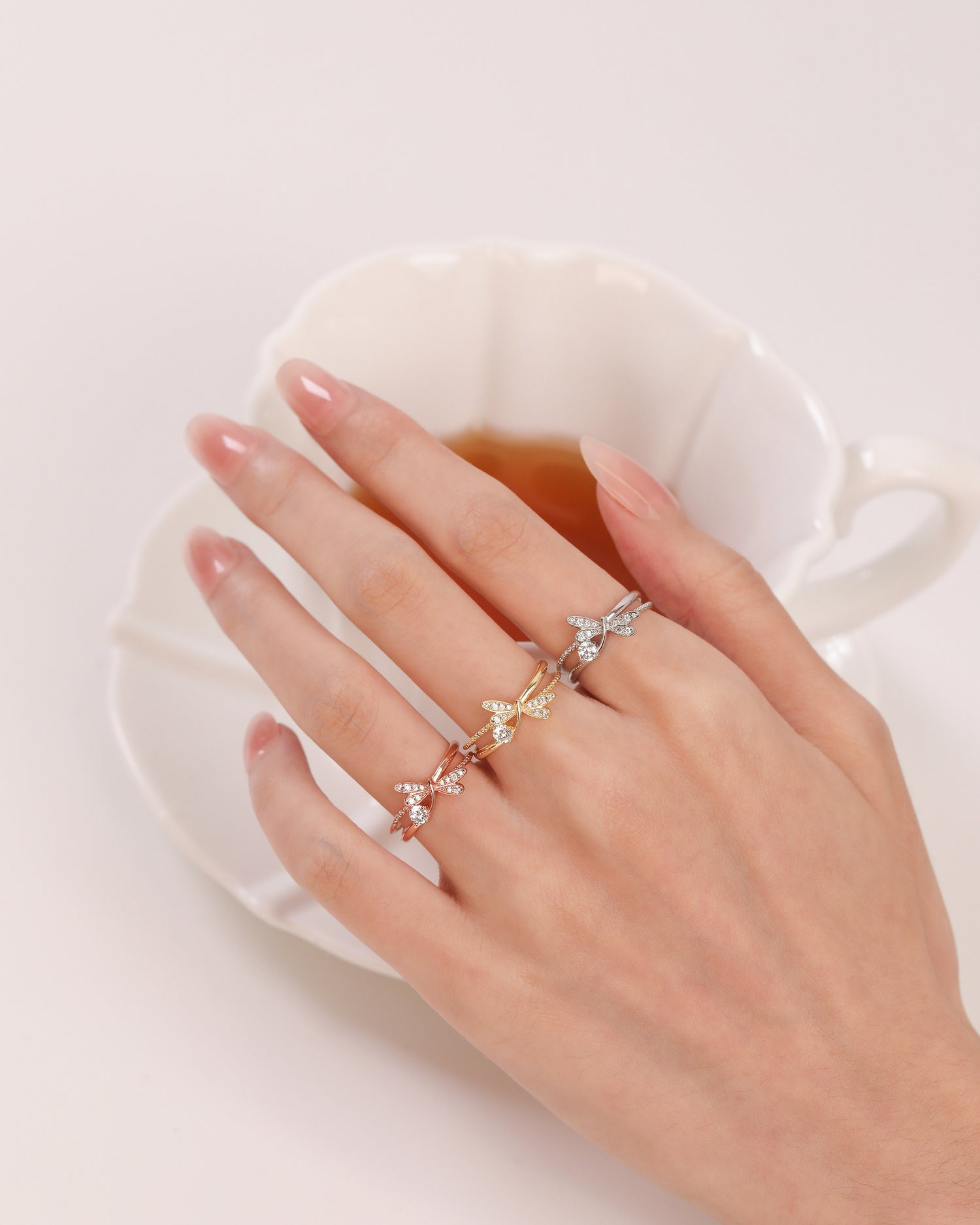 Dragonfly Orbit Ring