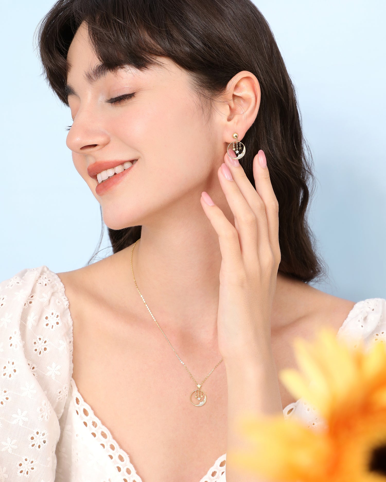 Starlit Dreams Earrings & Necklace Jewelry Set