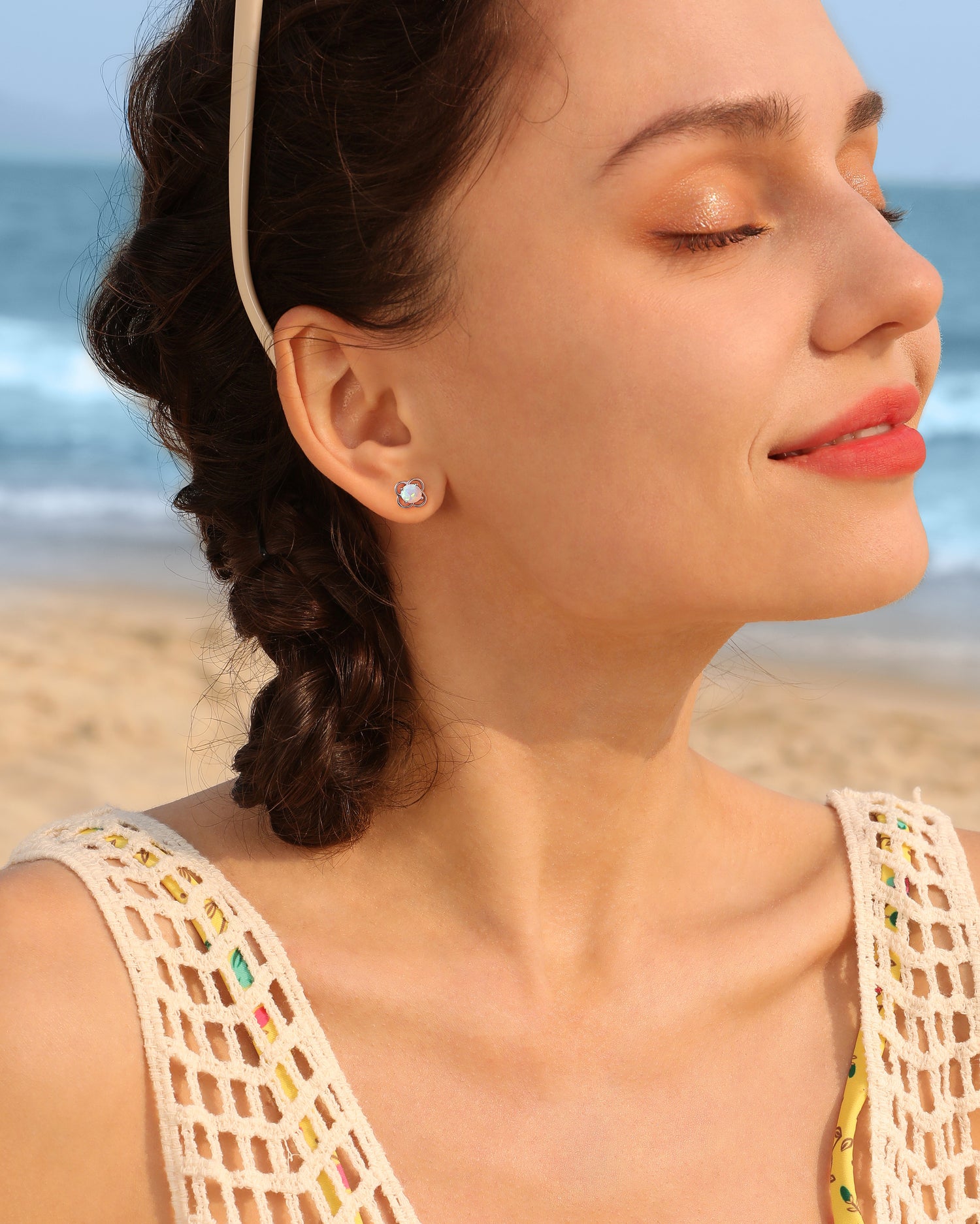 Mini Opal Lights Earrings