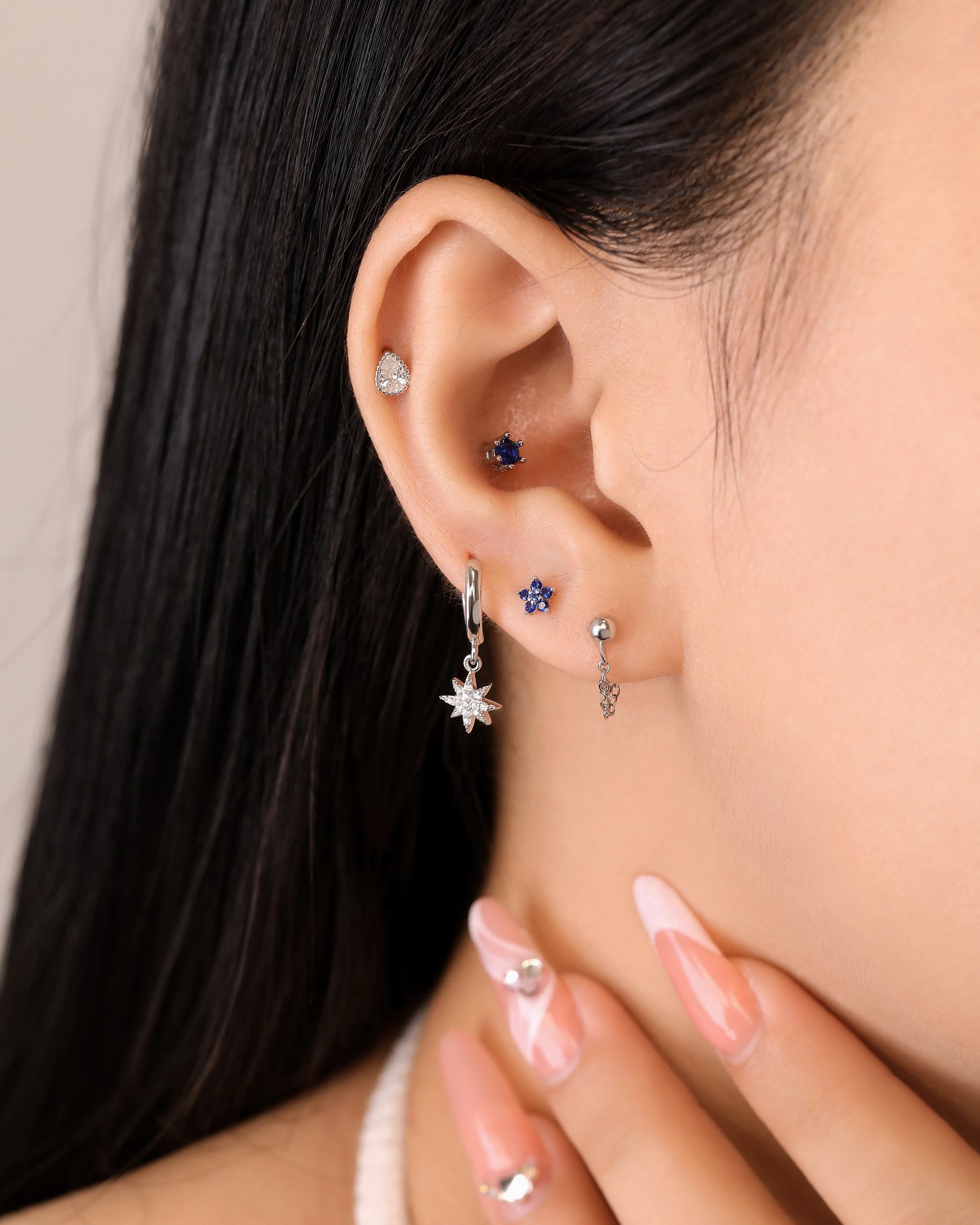 Petite Blossom Screw Back Earrings