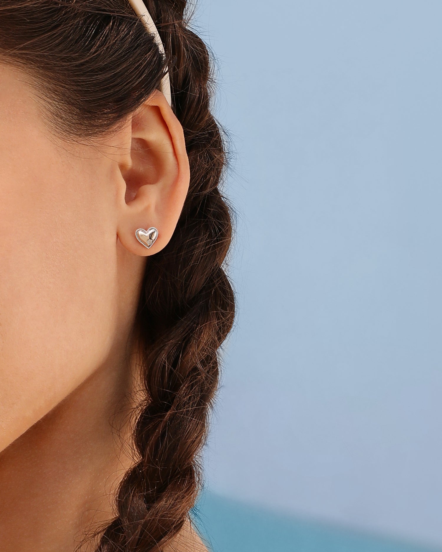 Minimalist Heart Earrings