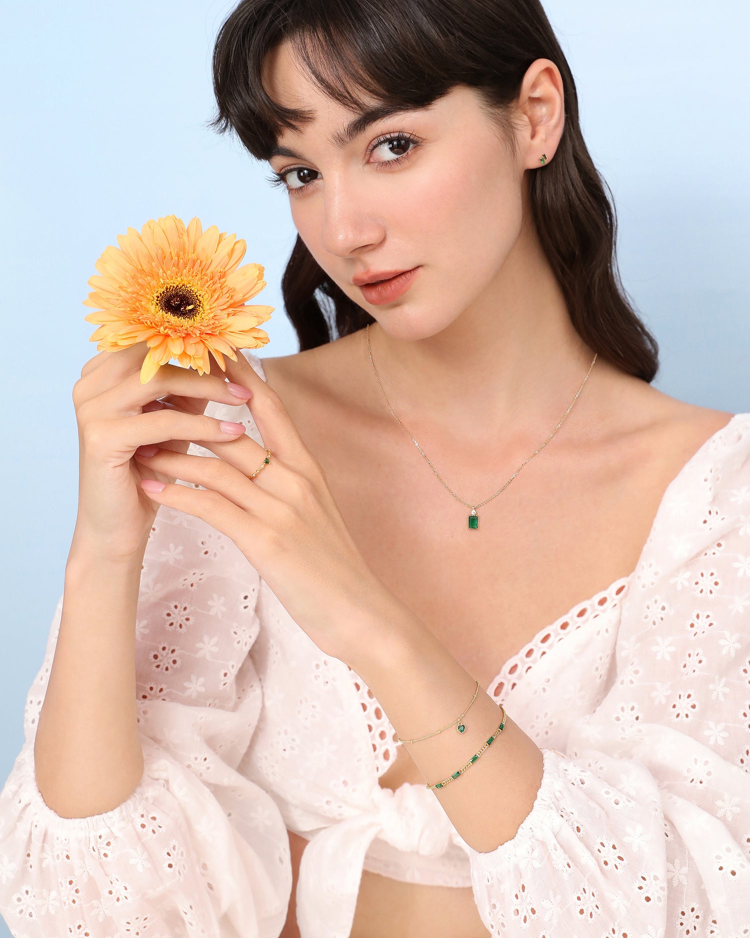 Radiant Baguette Gem Bracelet