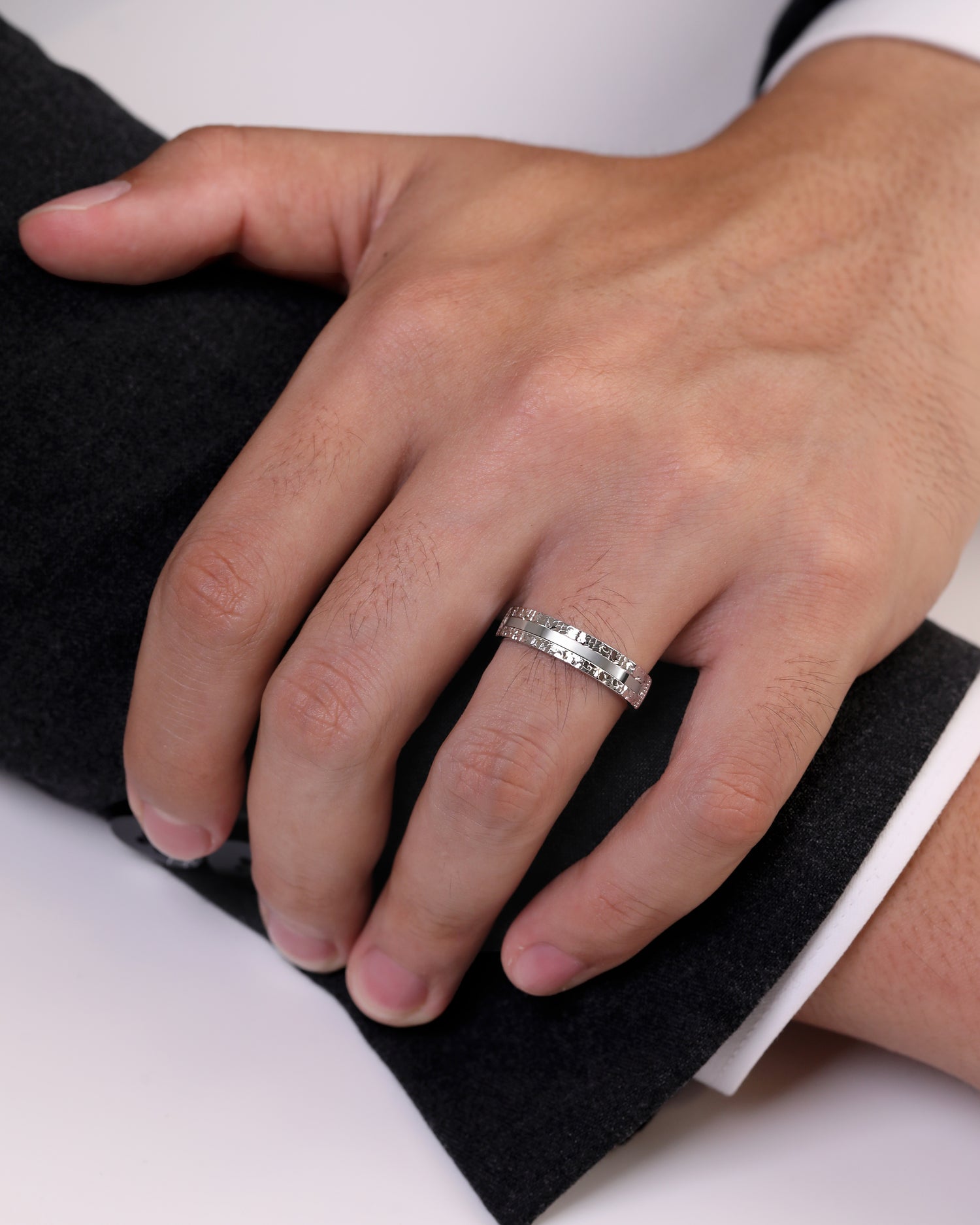 Tidal Mosaic Ring