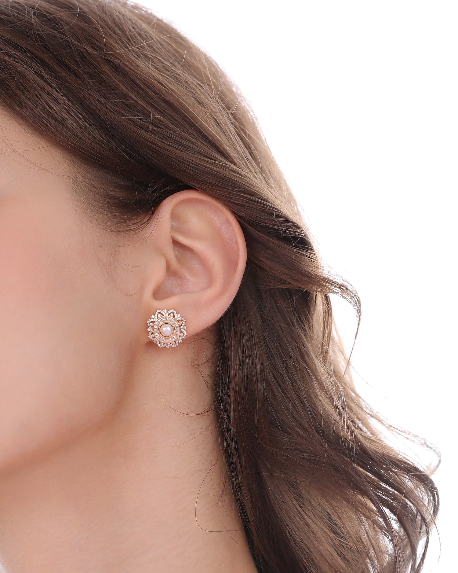 Royal Radiance Pearl Earrings