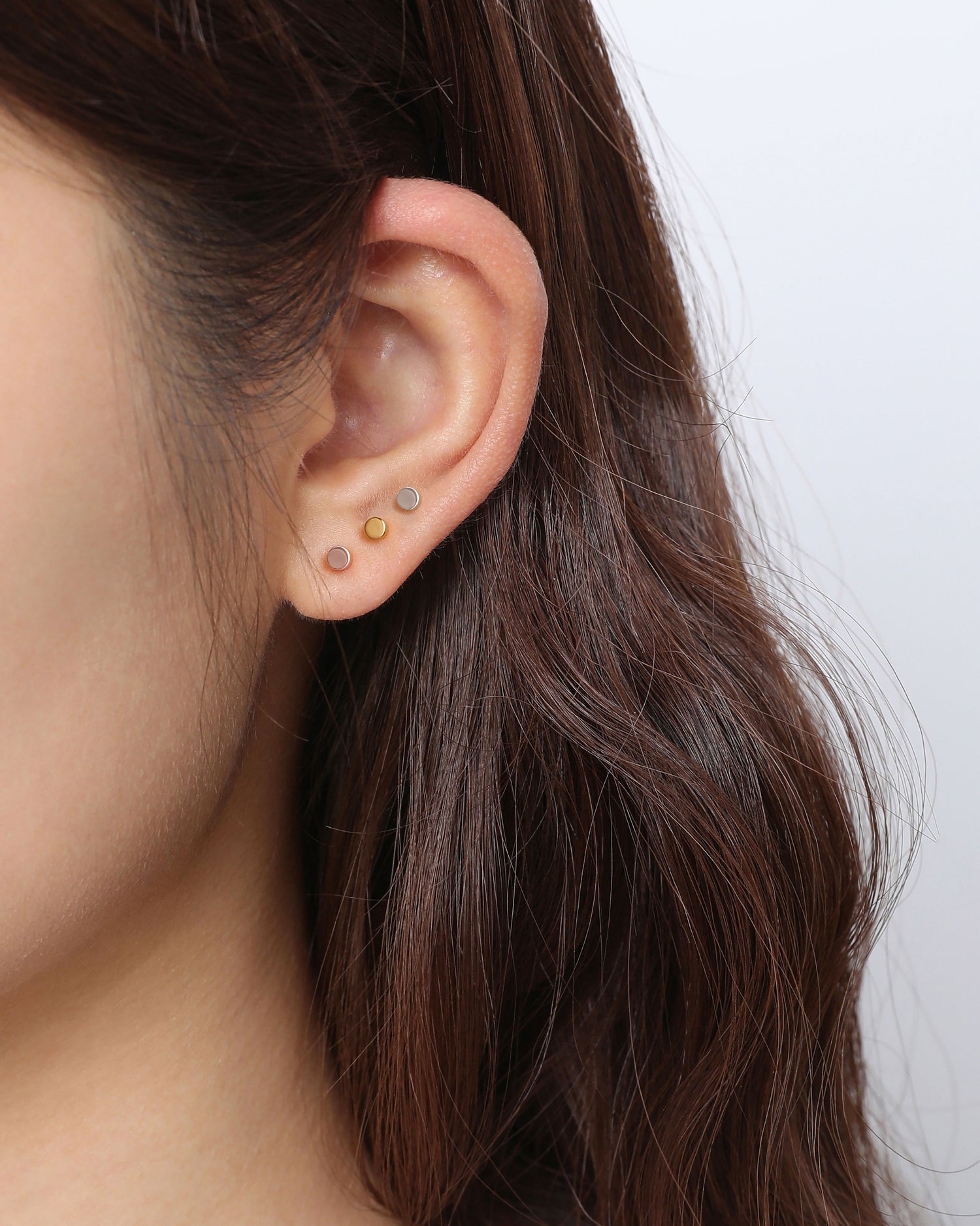 Chic Flat Screw Back Earrings