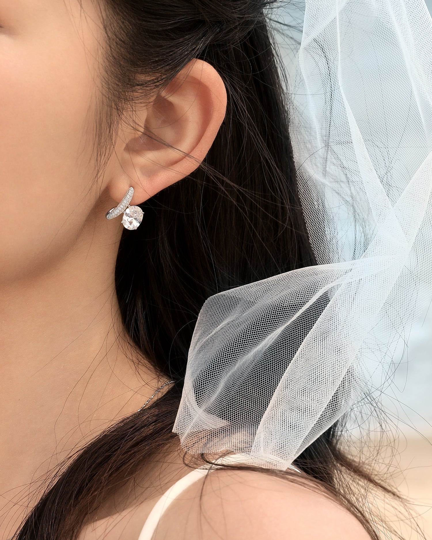 Shine Diamond Earrings
