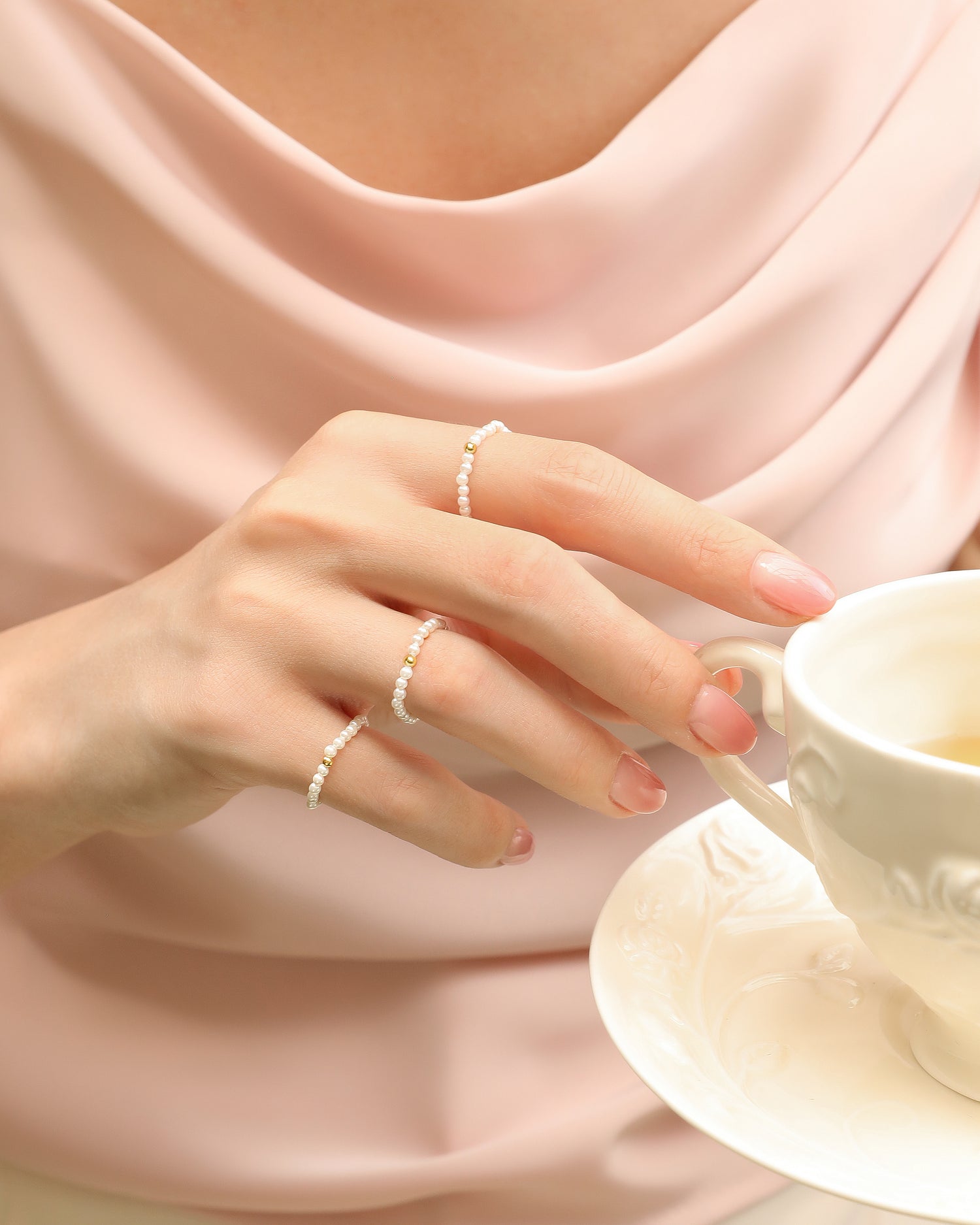 Pearl Beaded Ring