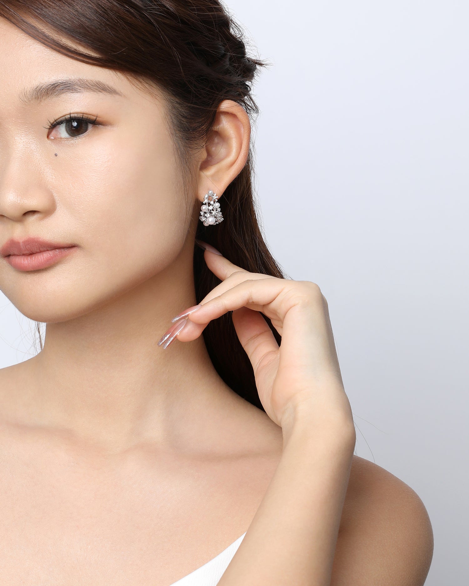 Pearl Flowers Earrings