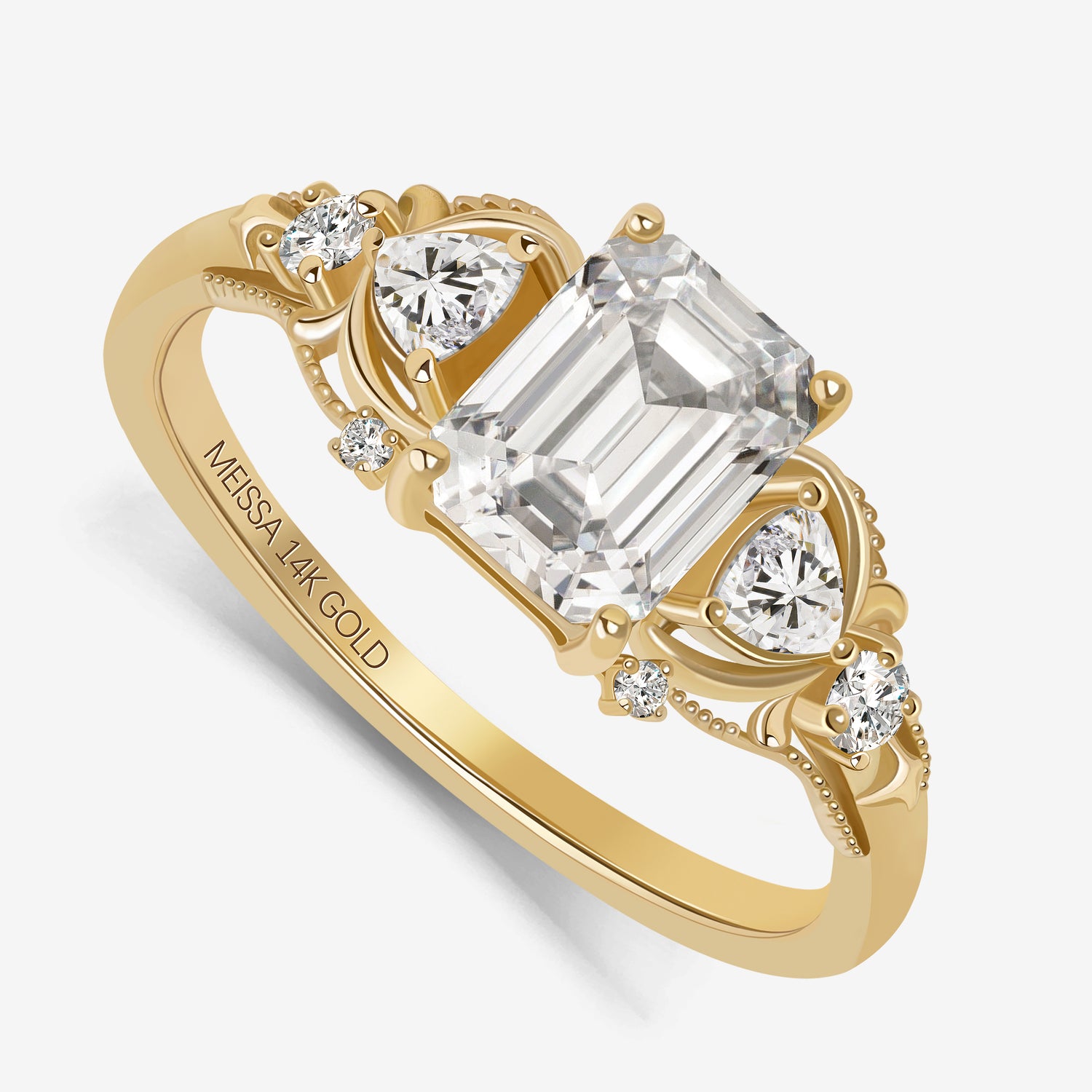 Starbound Emerald-Cut Ring
