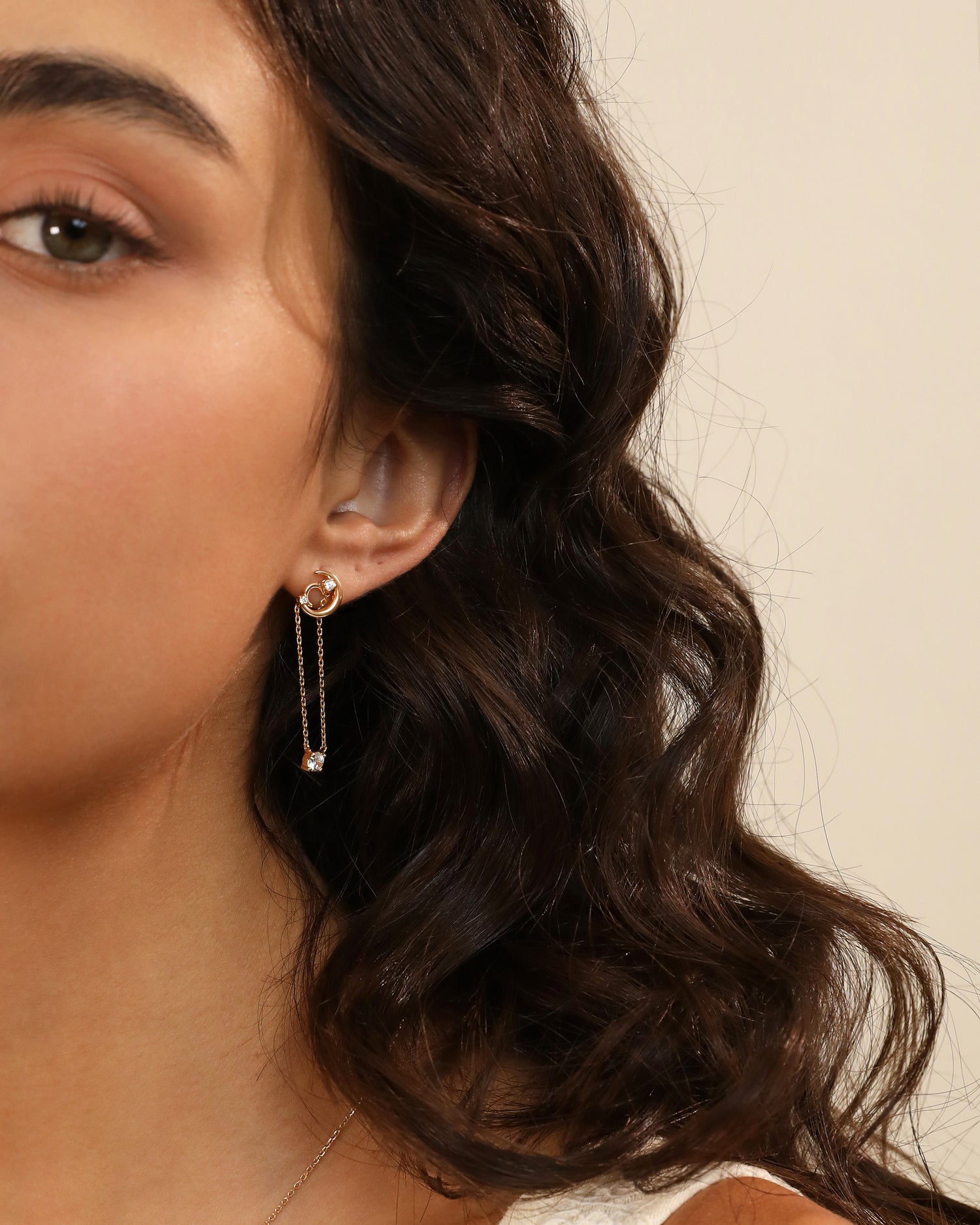 Whispering Moons Dangle Earrings