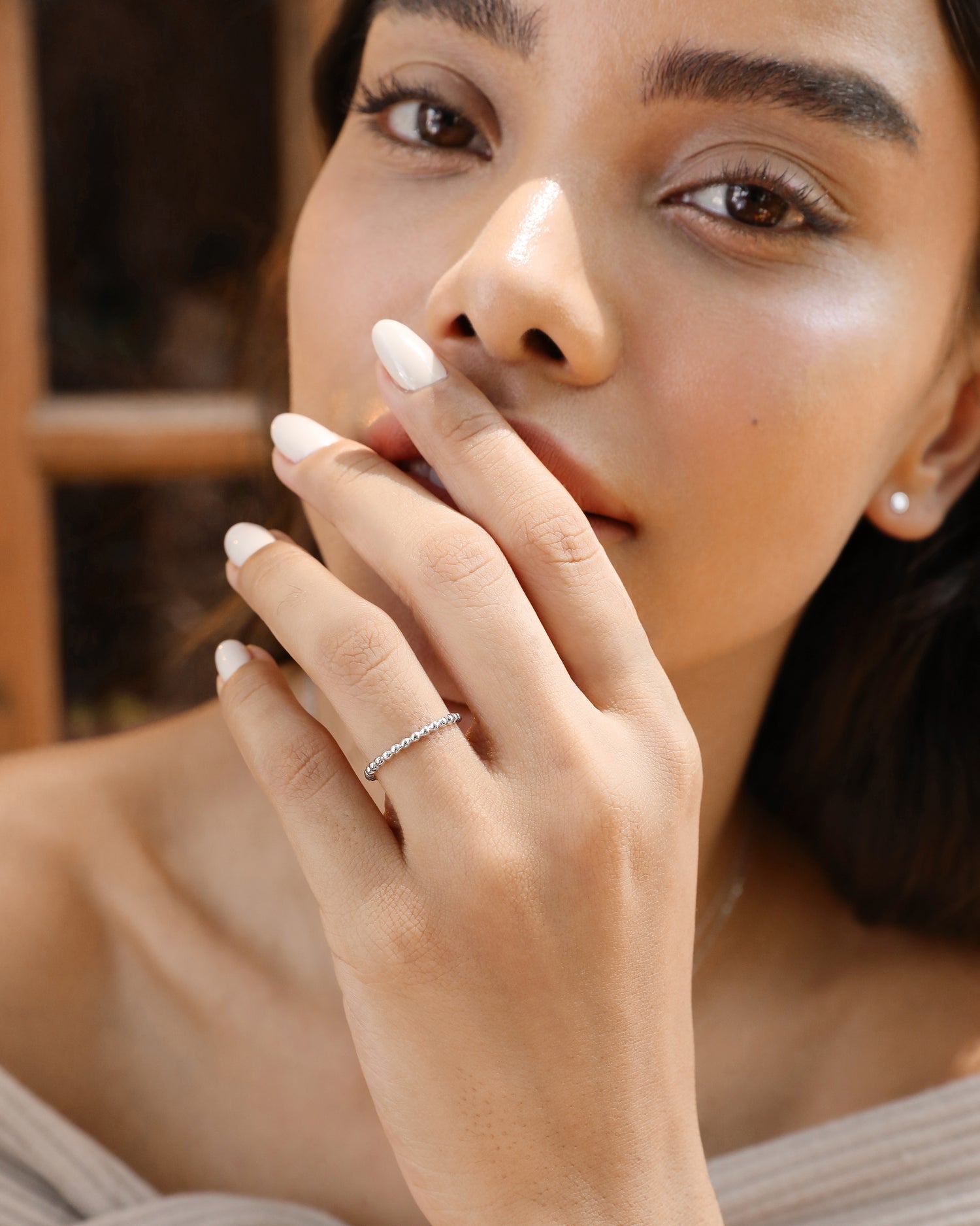 Minimalist Dot Ring