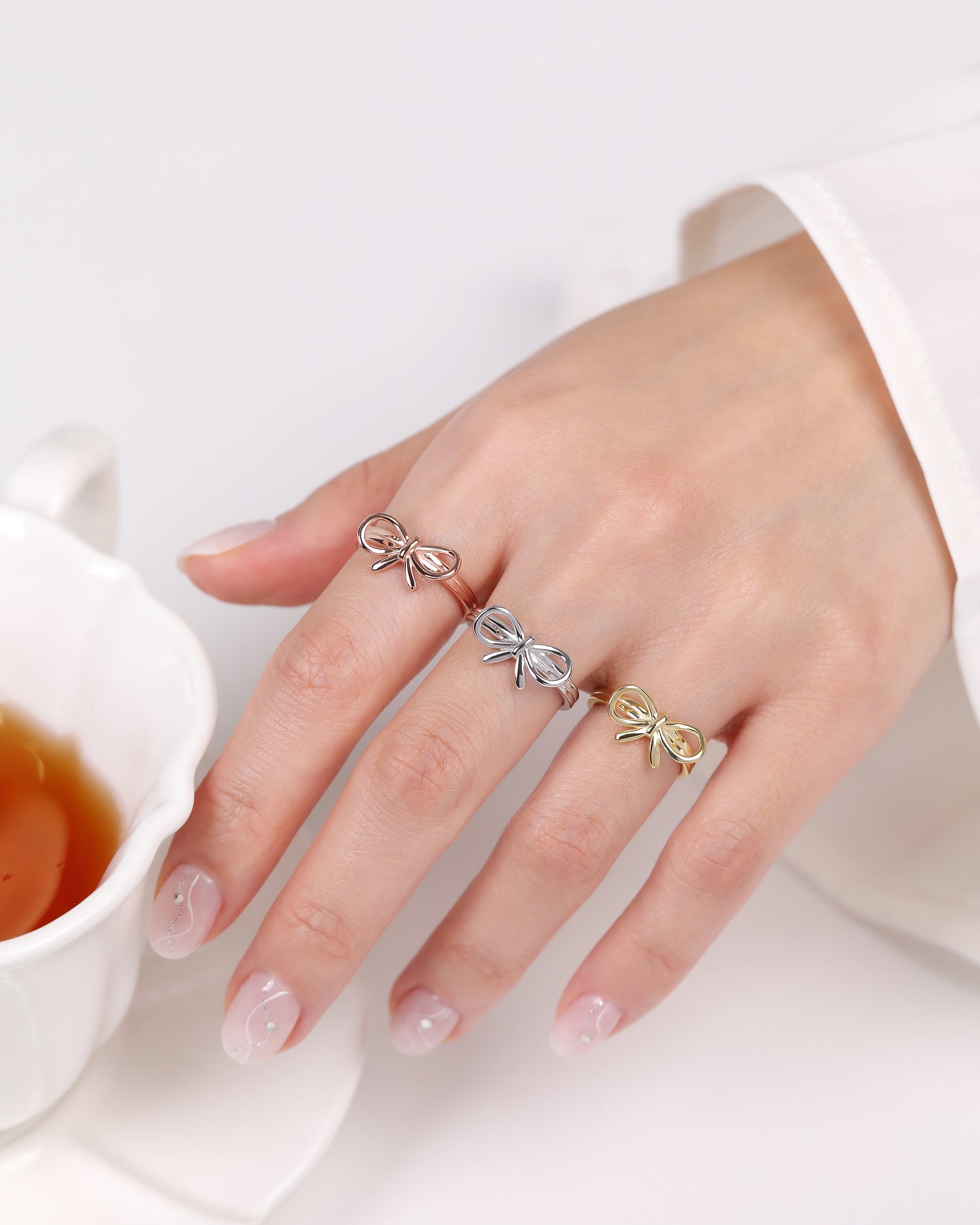 Whimsical Bow Wrap Ring