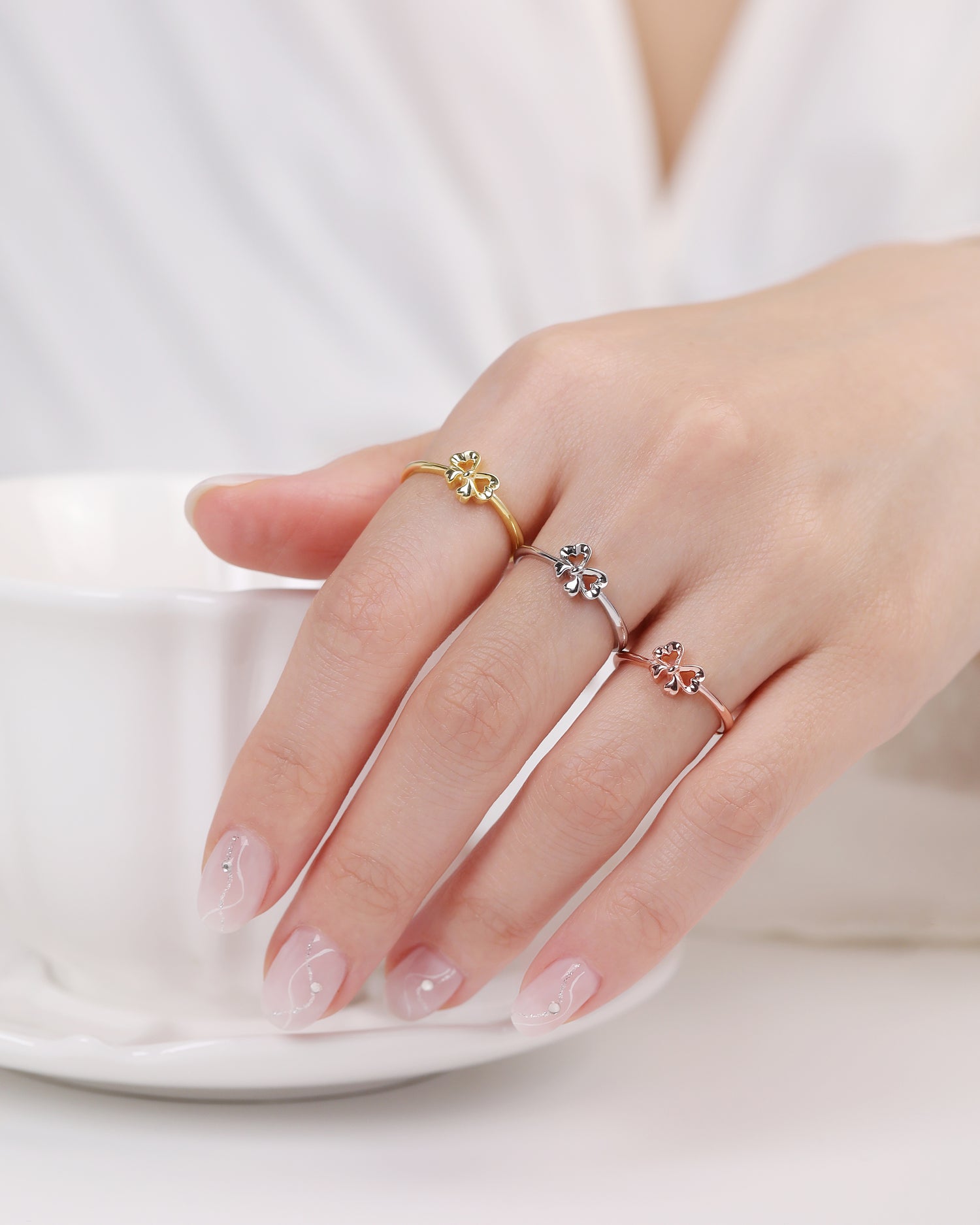 Darling Heart Bow Ring