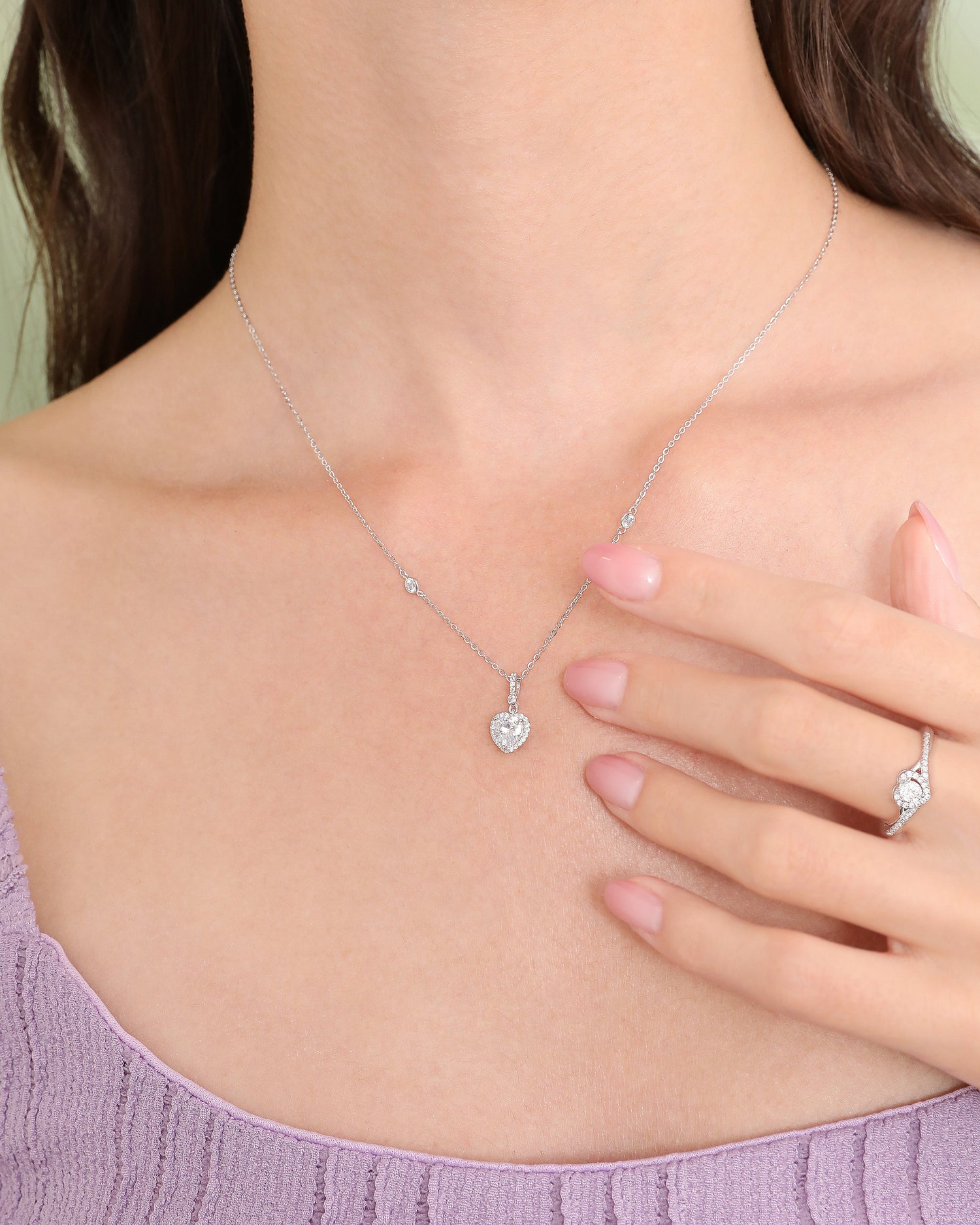 Diamond Heart Necklace