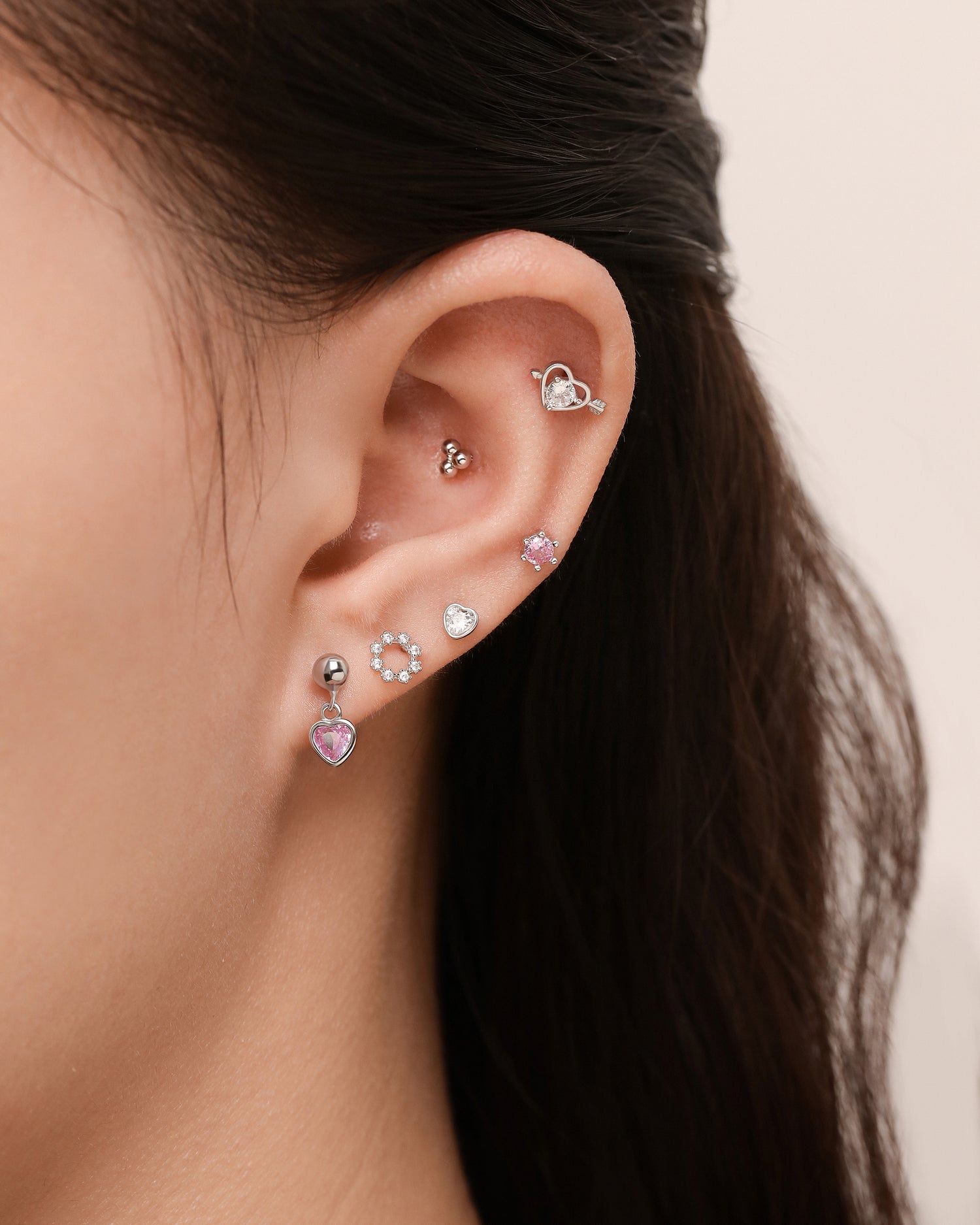 Cupid’s Embrace Earrings Set