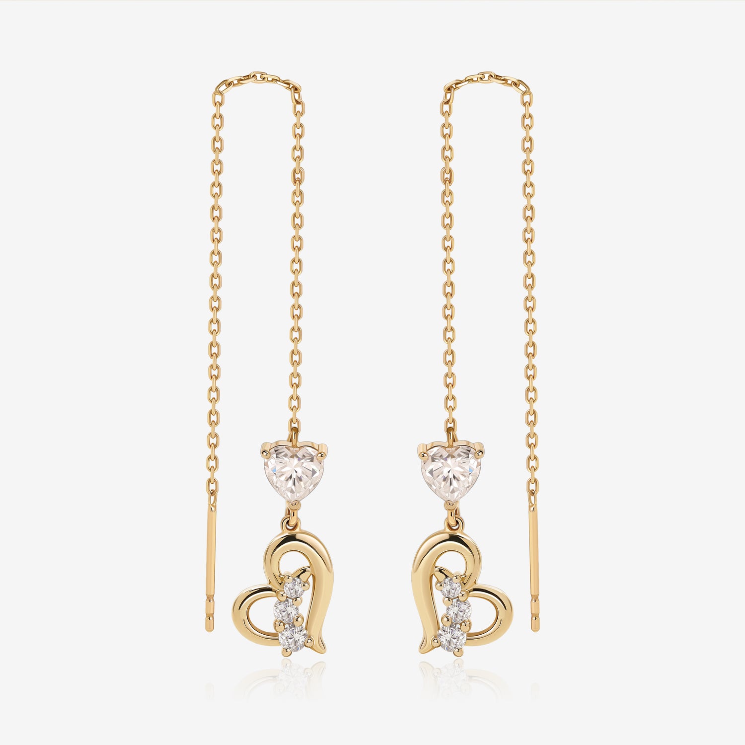 Heart of Freedom Threader Earrings