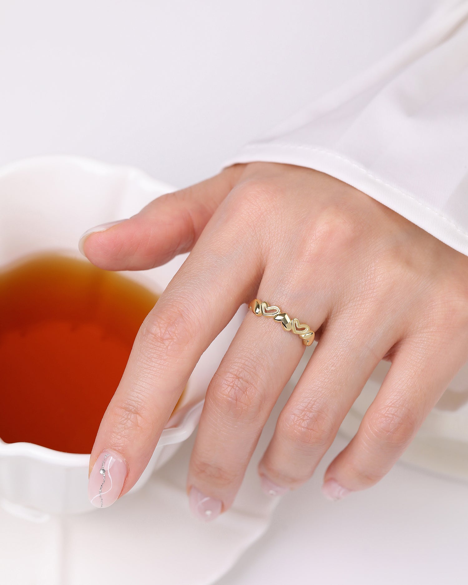 Linked in Love Ring