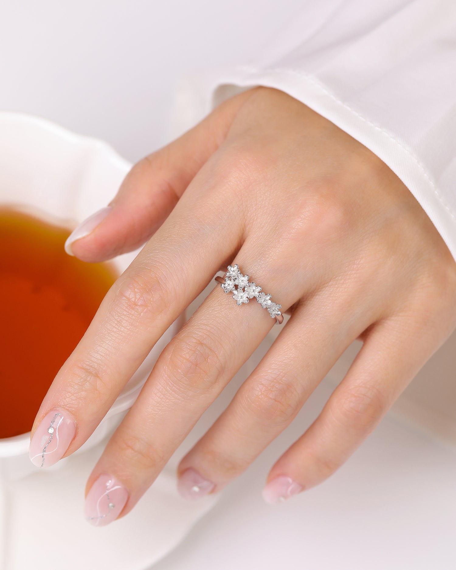 Daisy Cascade Ring