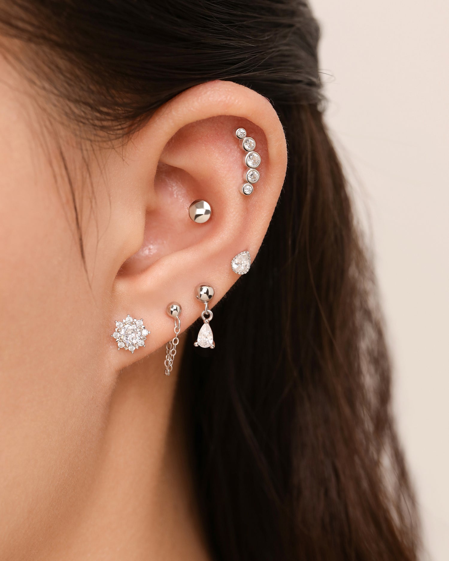 Ethereal Radiance Earrings Set