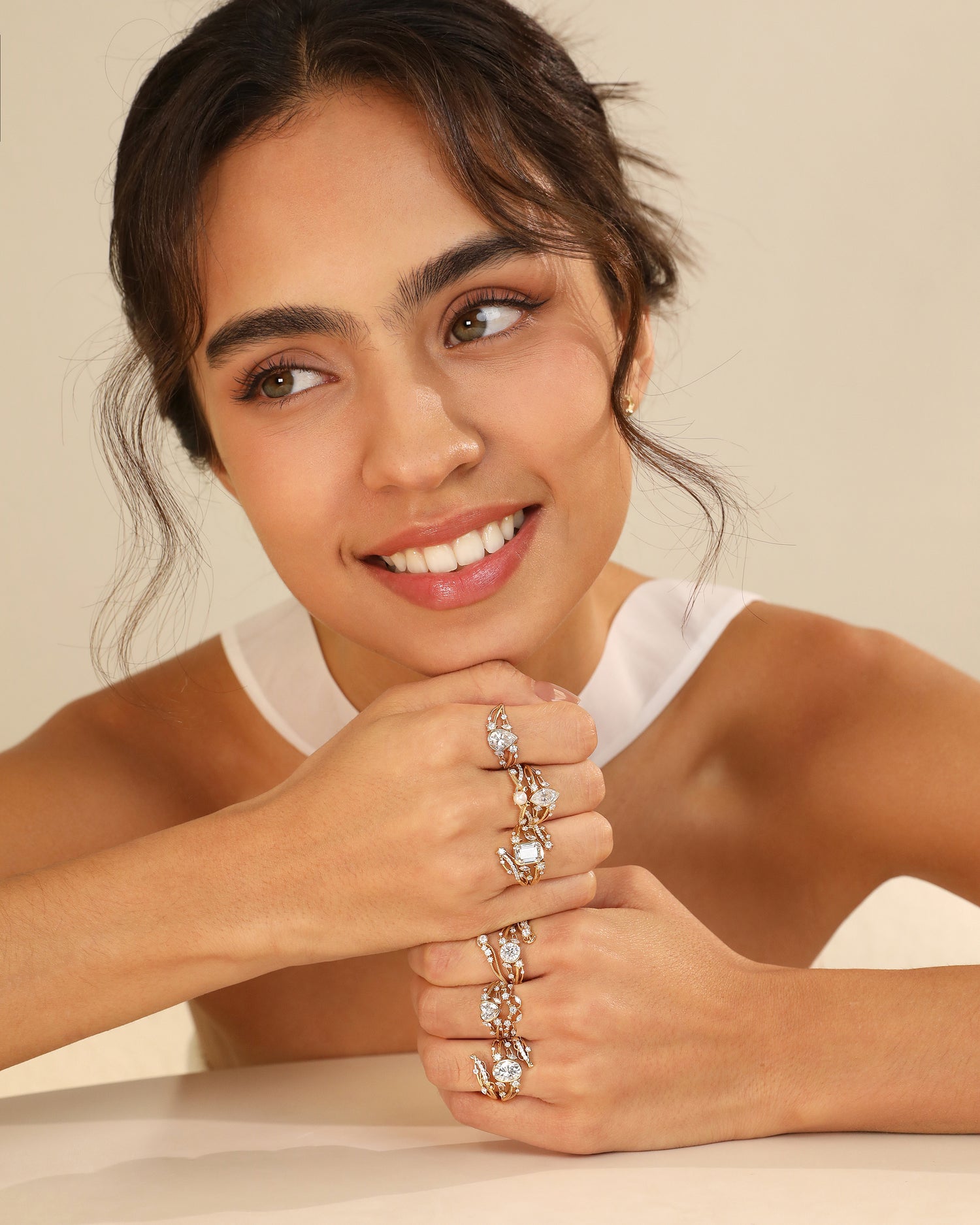 Nebula Shine Marquise Ring