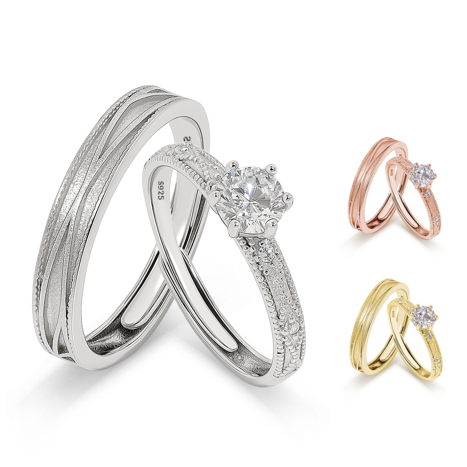 Perfect Harmony Couples' Rings