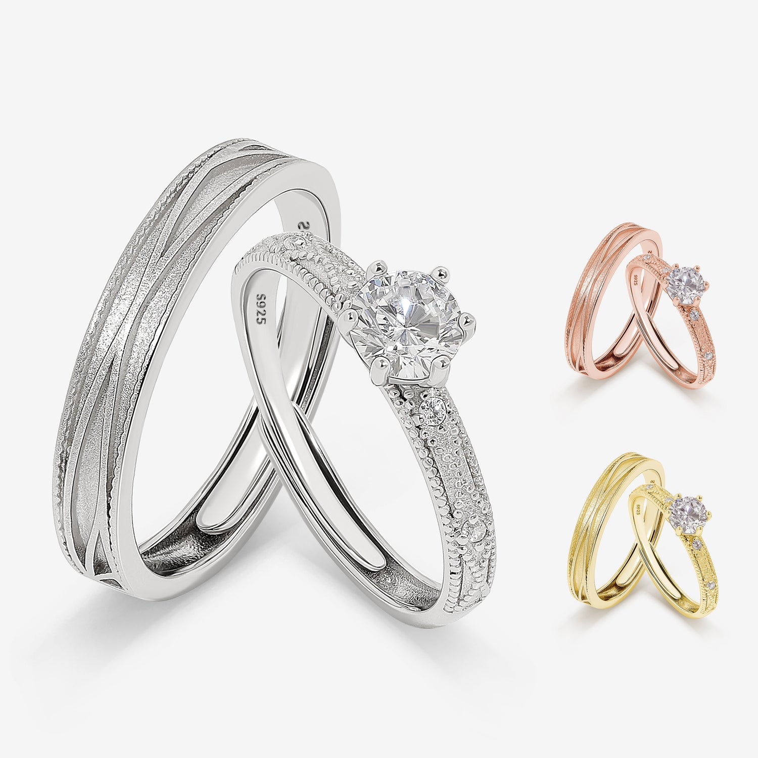 Perfect Harmony Couples' Rings