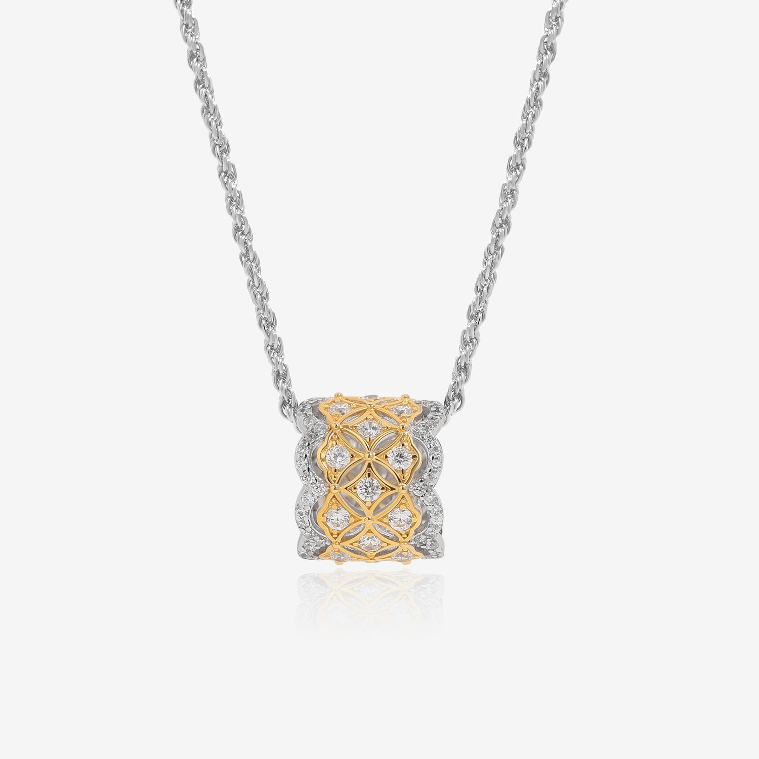 Golden Lattice Necklace