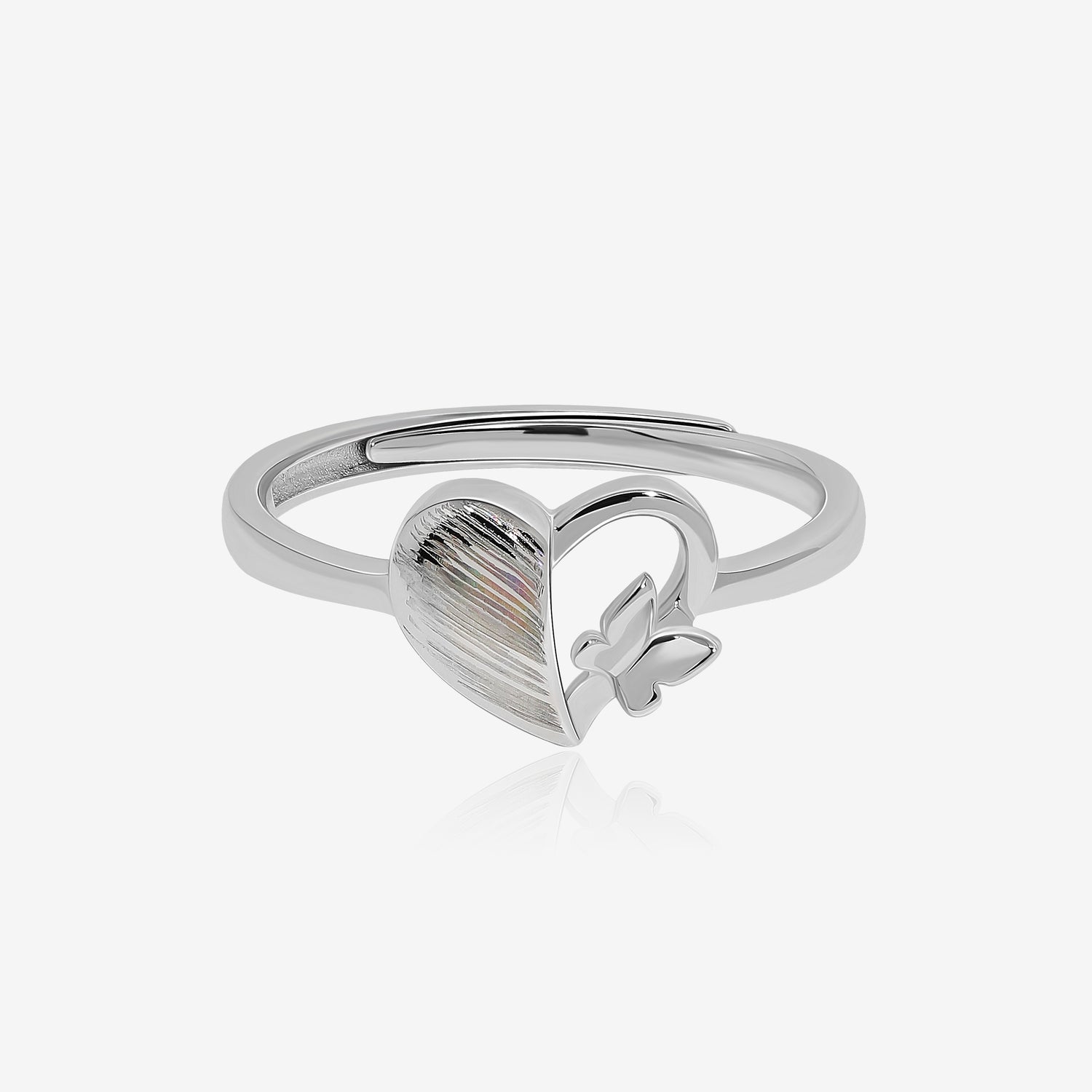Butterfly Heart Ring