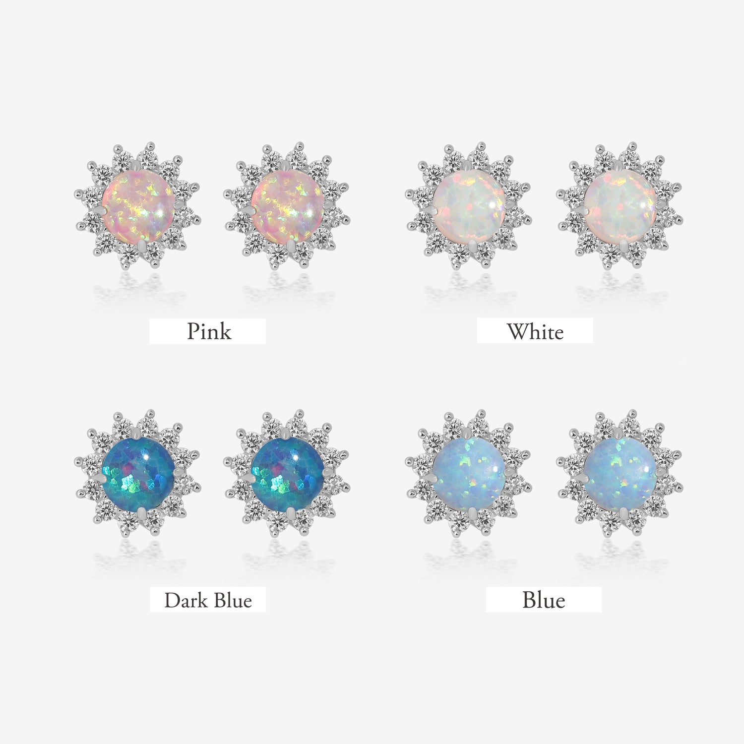 Dainty Opal Earrings