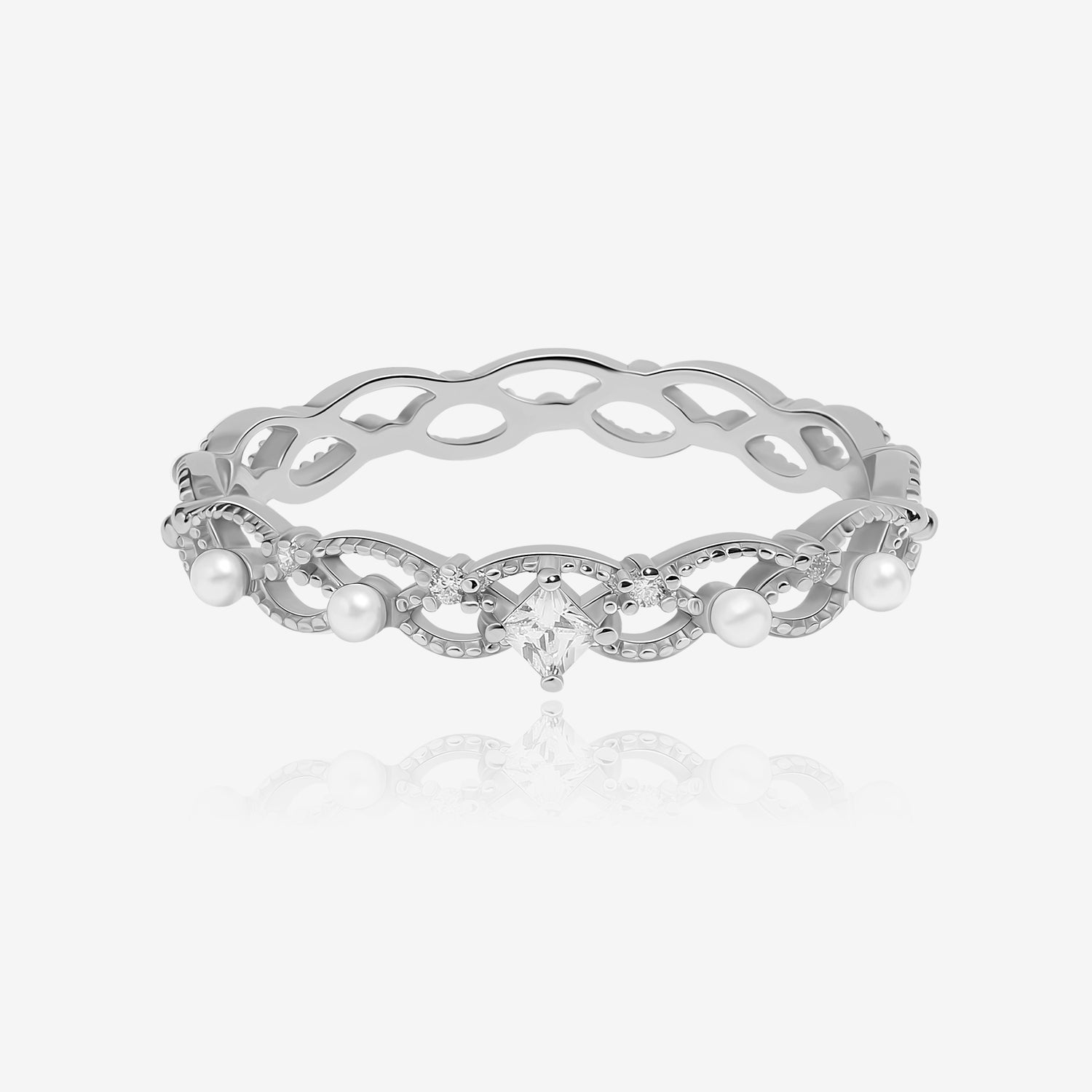 Pearl Tiara Ring