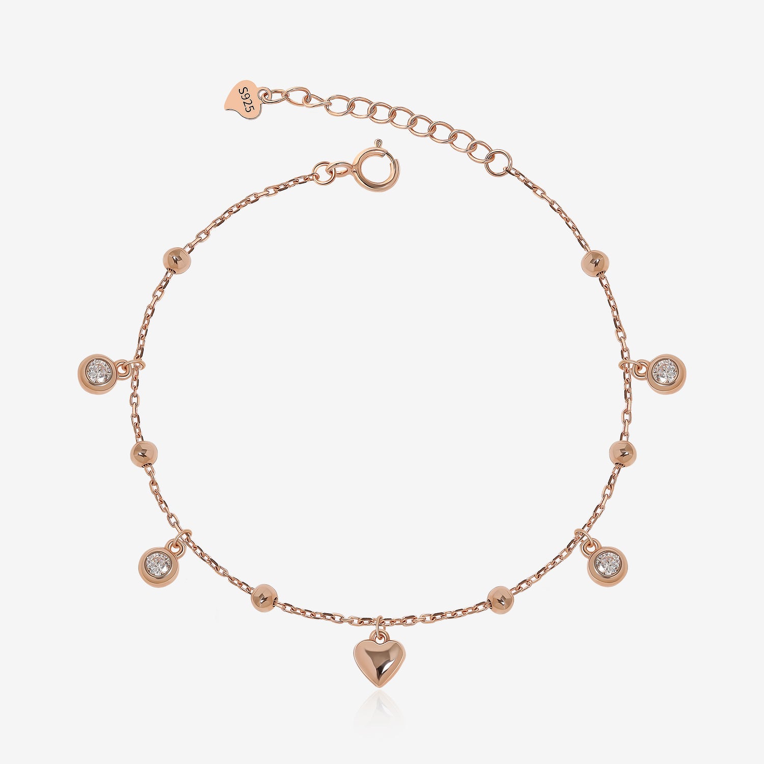 Sparkle Heart Bracelet