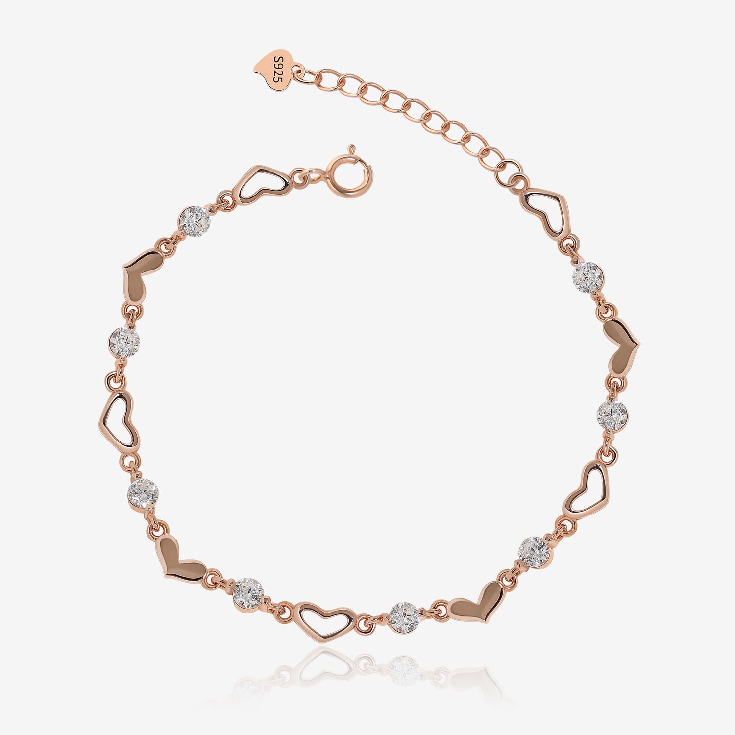 Radiant Hearts Bracelet
