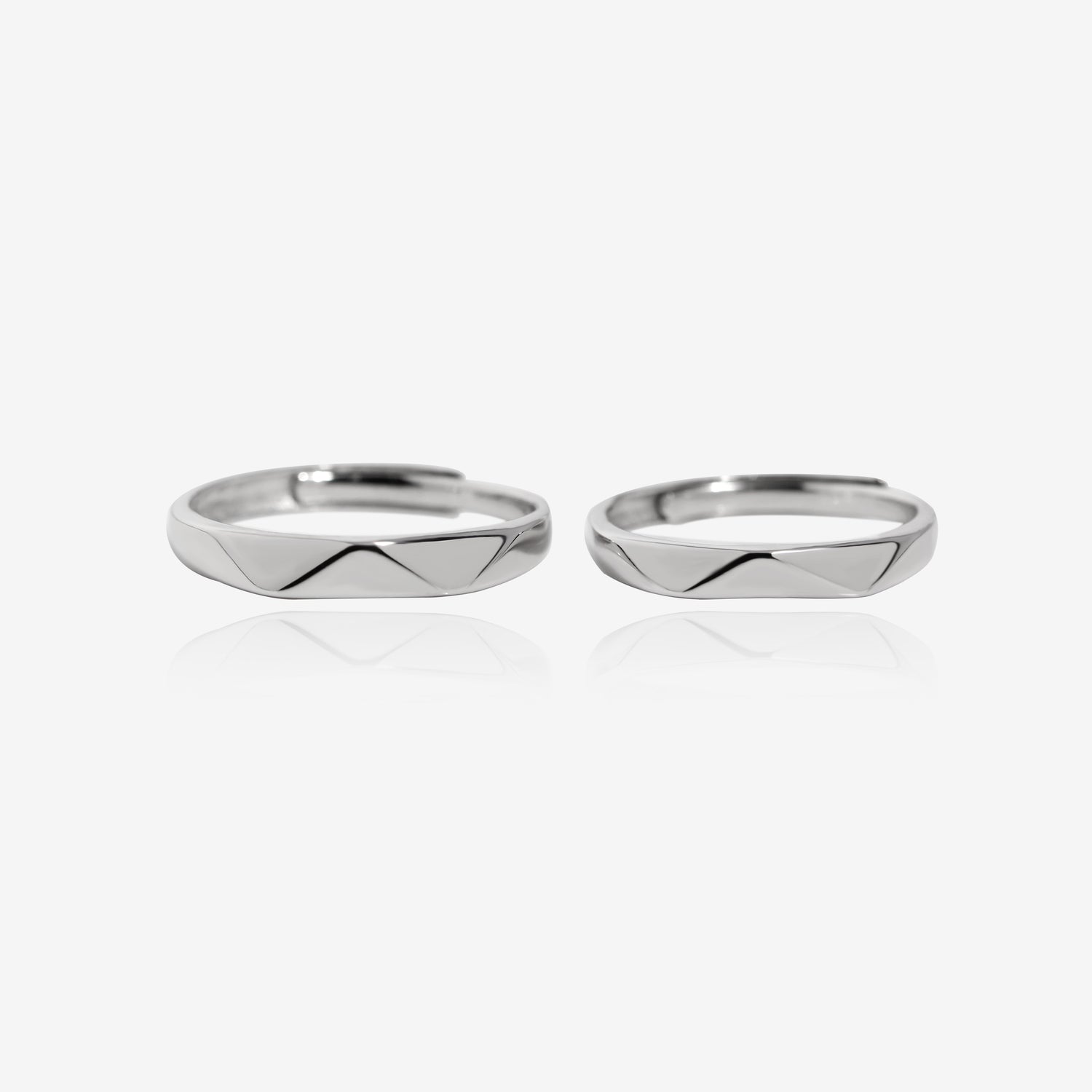 Simple Love Couples' Rings