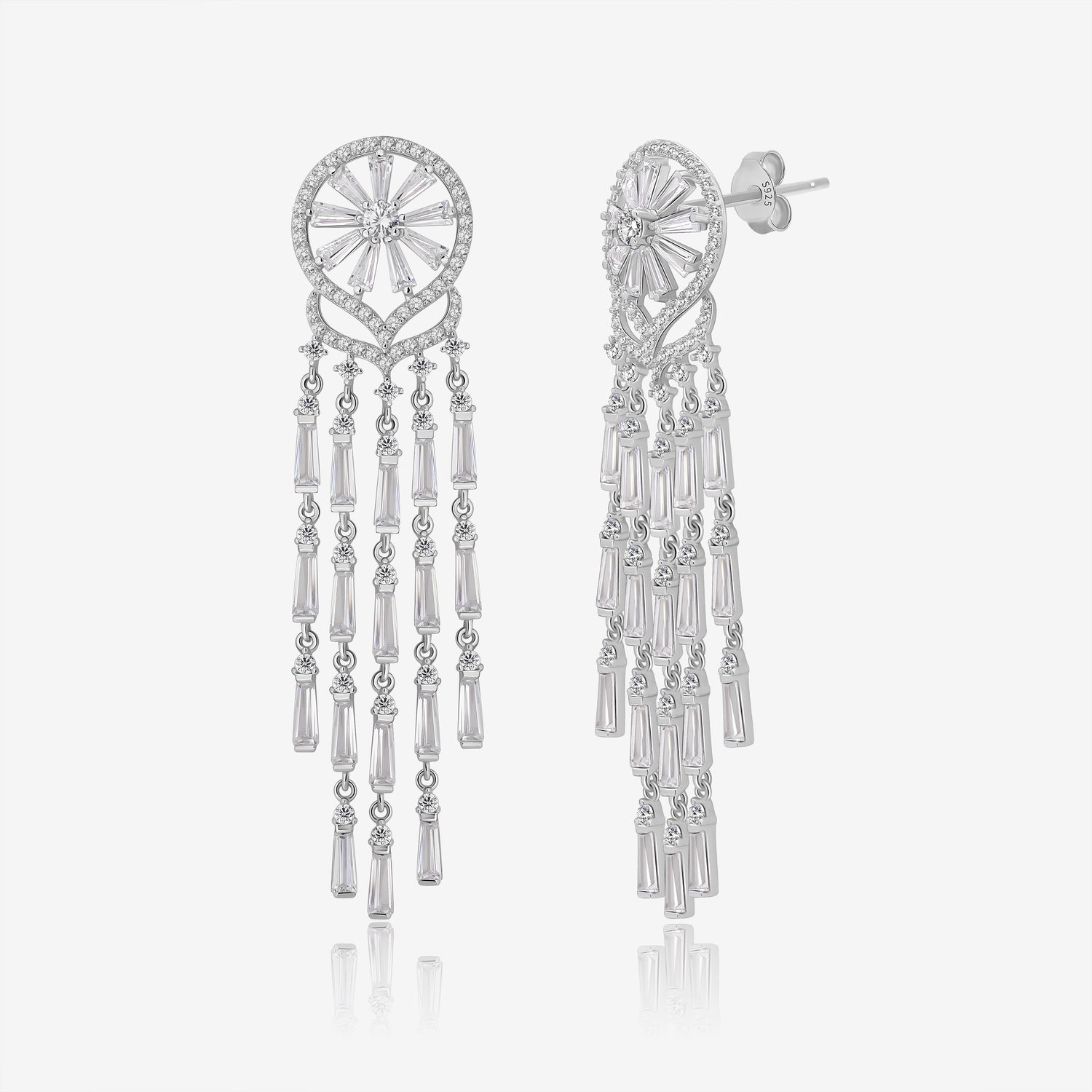 Diamond Dreamcatcher Earrings