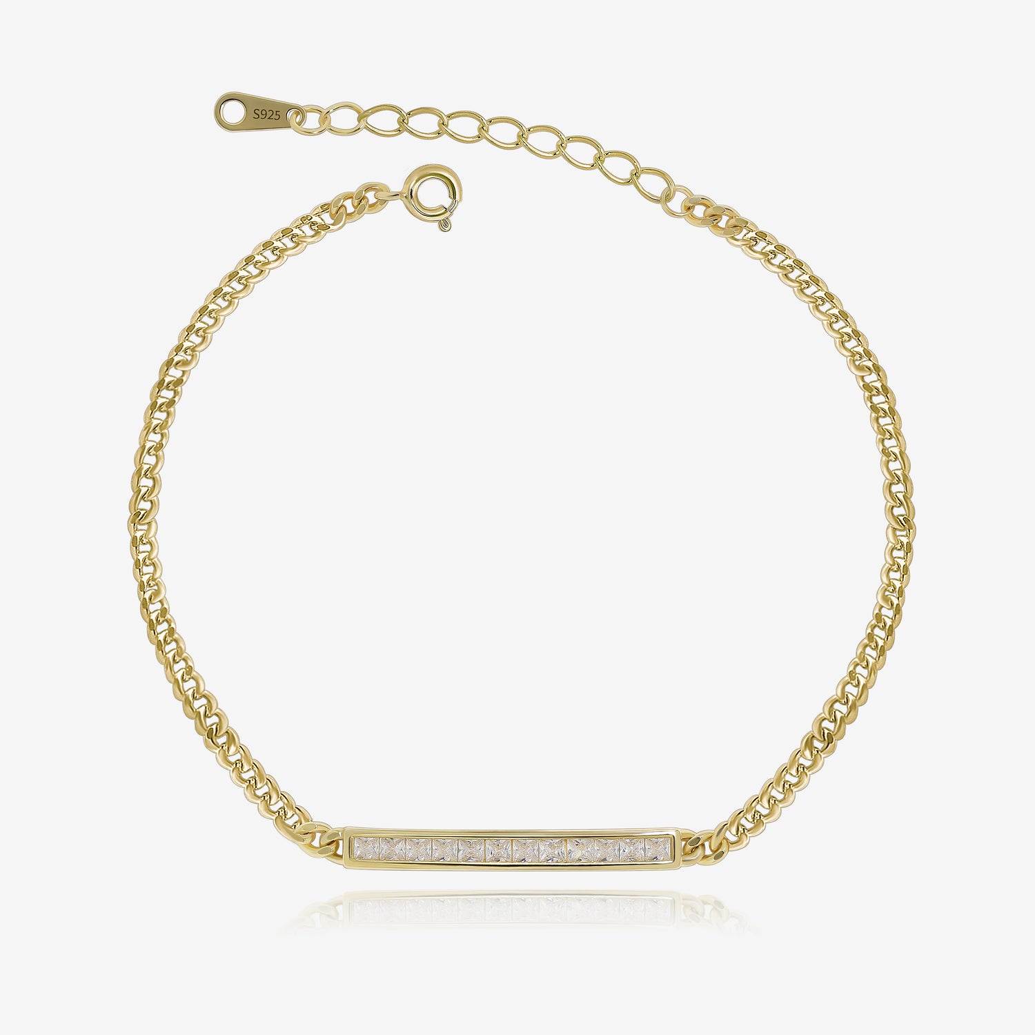 Diamond Bar Bracelet