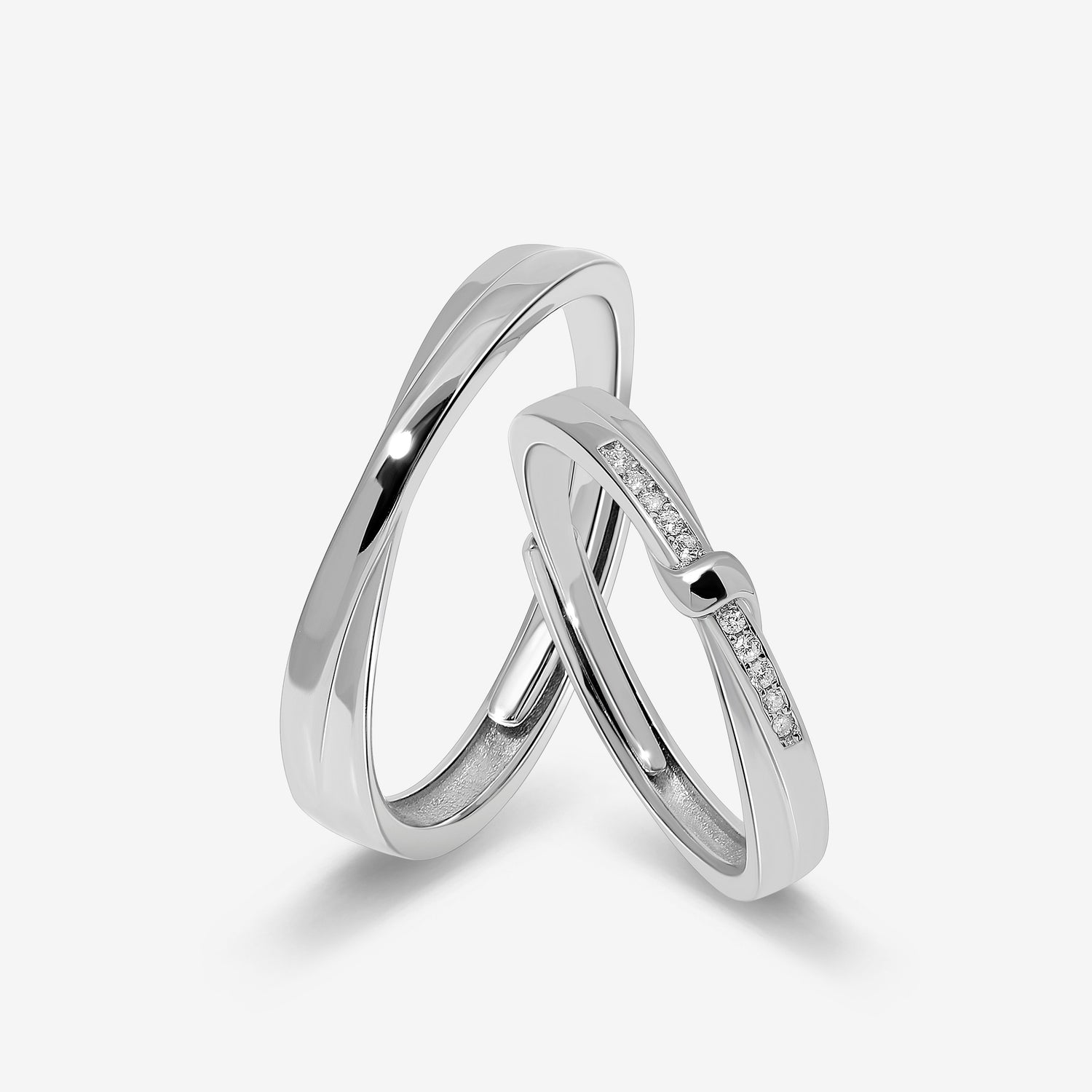 Eternal Knot Couples' Rings